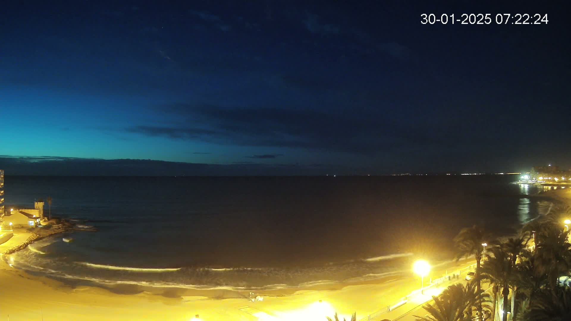 Torrevieja Los Locos Beach Live Cam - Alicante, Valencia, Spain