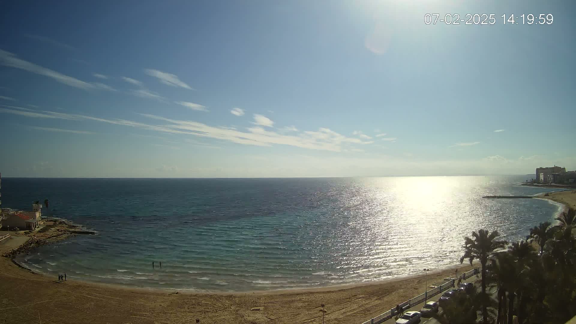 Torrevieja Los Locos Beach Live Cam - Alicante, Valencia, Spain