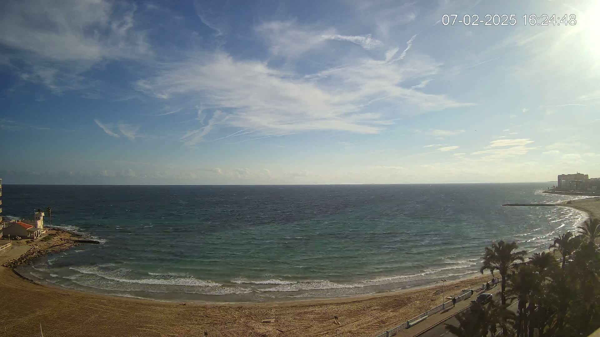 Torrevieja Los Locos Beach Live Cam - Alicante, Valencia, Spain
