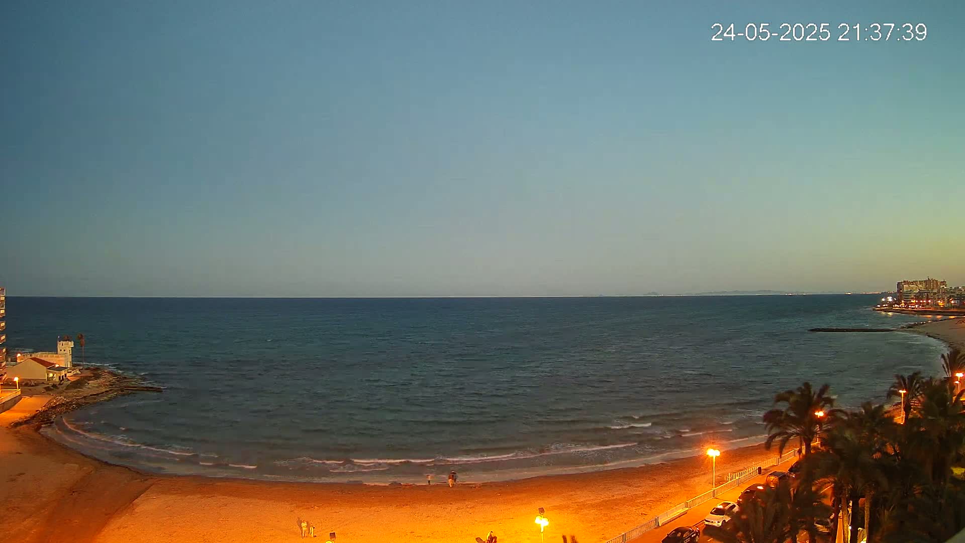 Torrevieja Los Locos Beach Live Cam - Alicante, Valencia, Spain