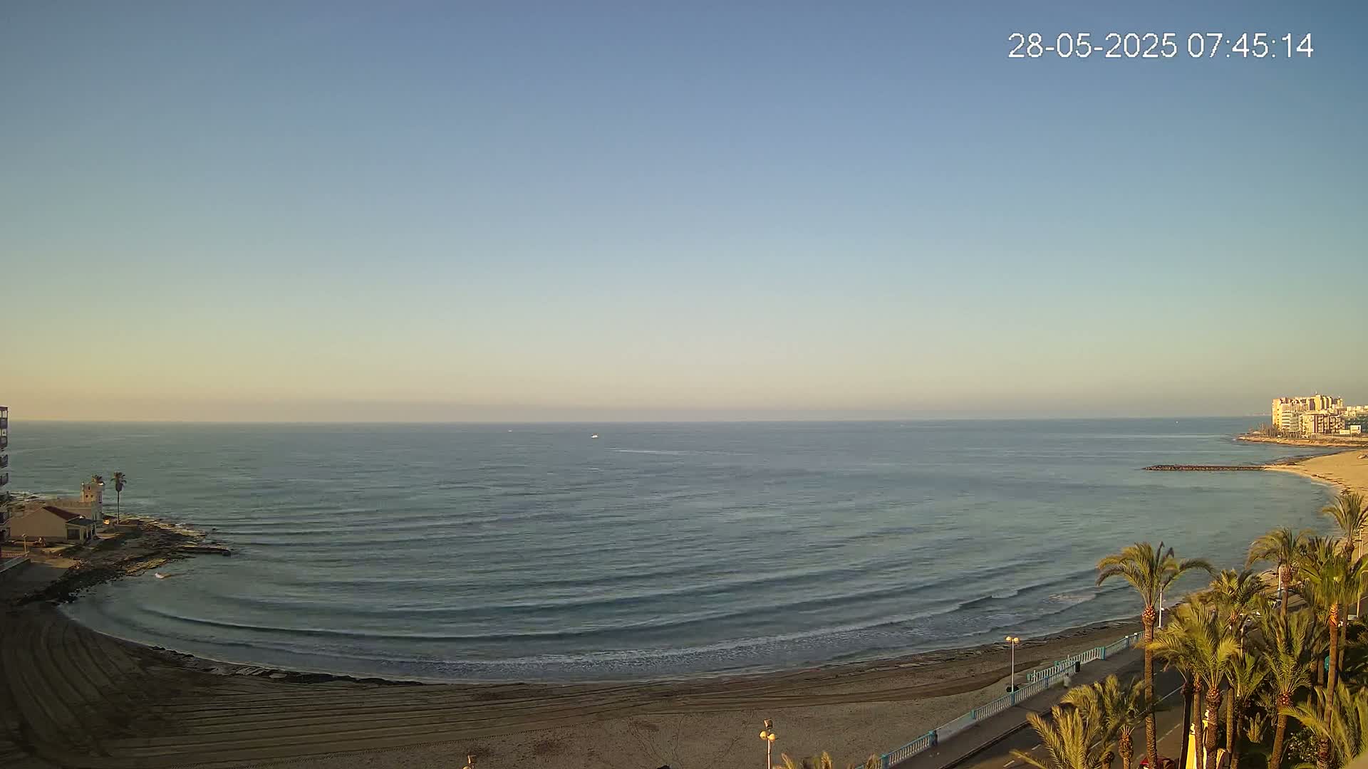 Torrevieja Los Locos Beach Live Cam - Alicante, Valencia, Spain