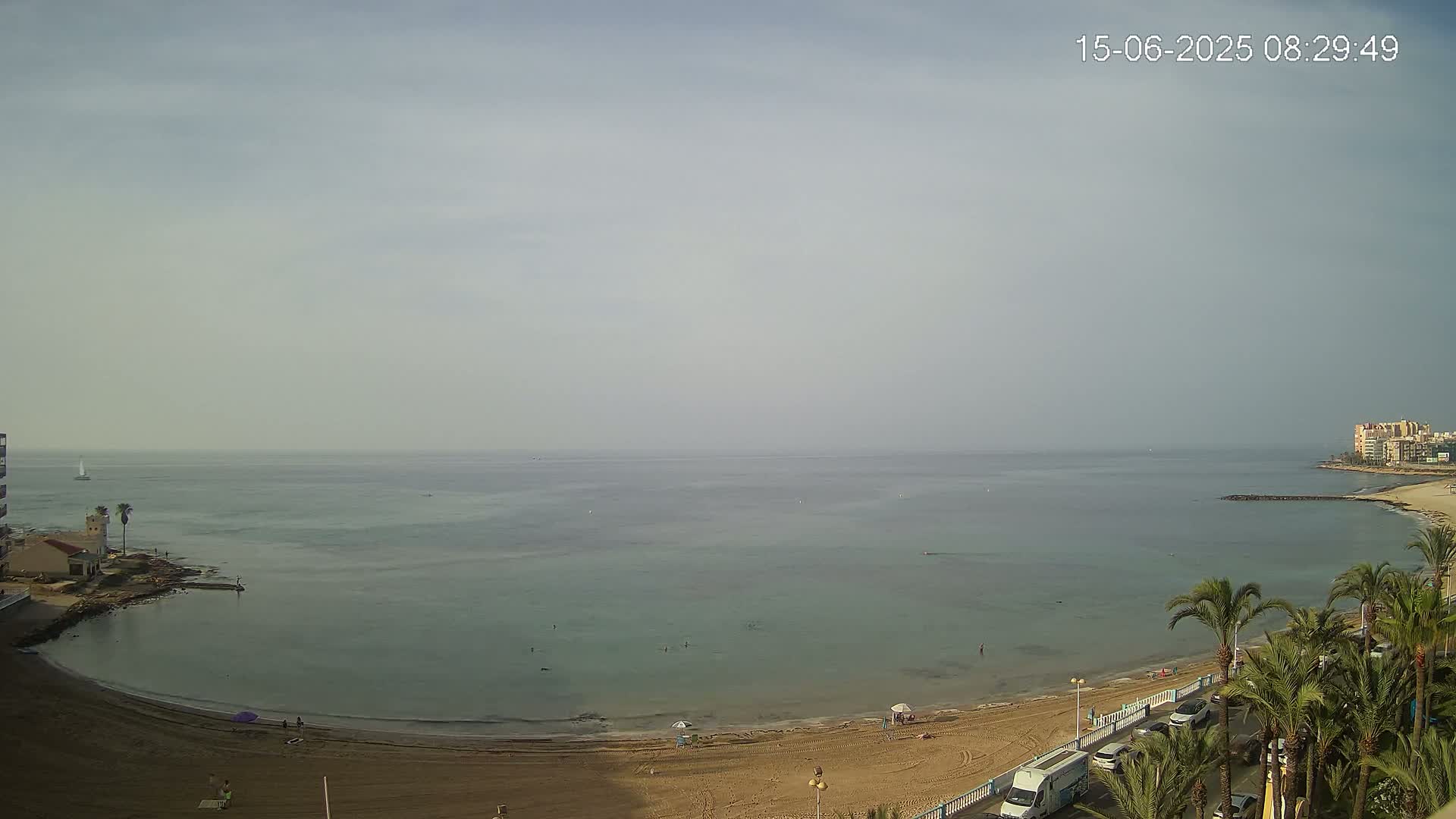 Torrevieja Los Locos Beach Live Cam - Alicante, Valencia, Spain