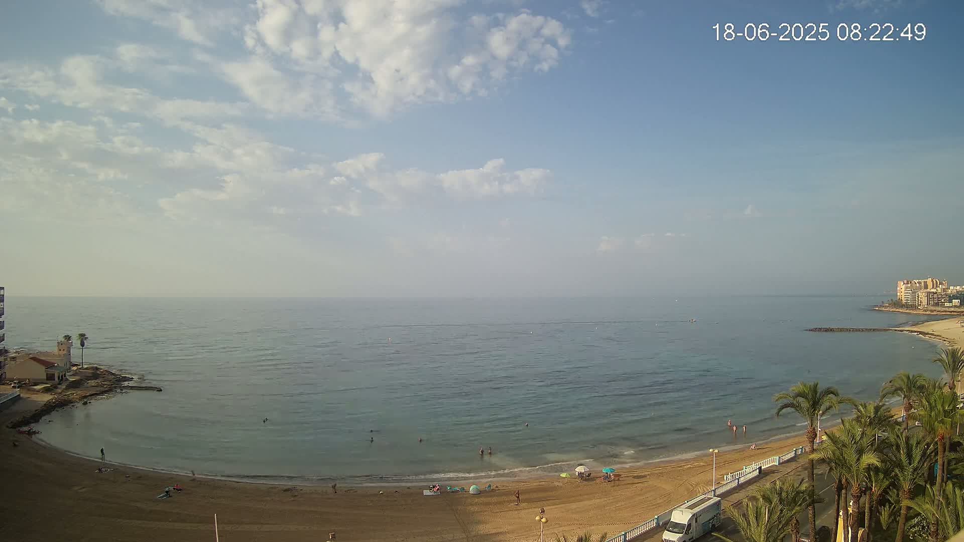 Torrevieja Los Locos Beach Live Cam - Alicante, Valencia, Spain