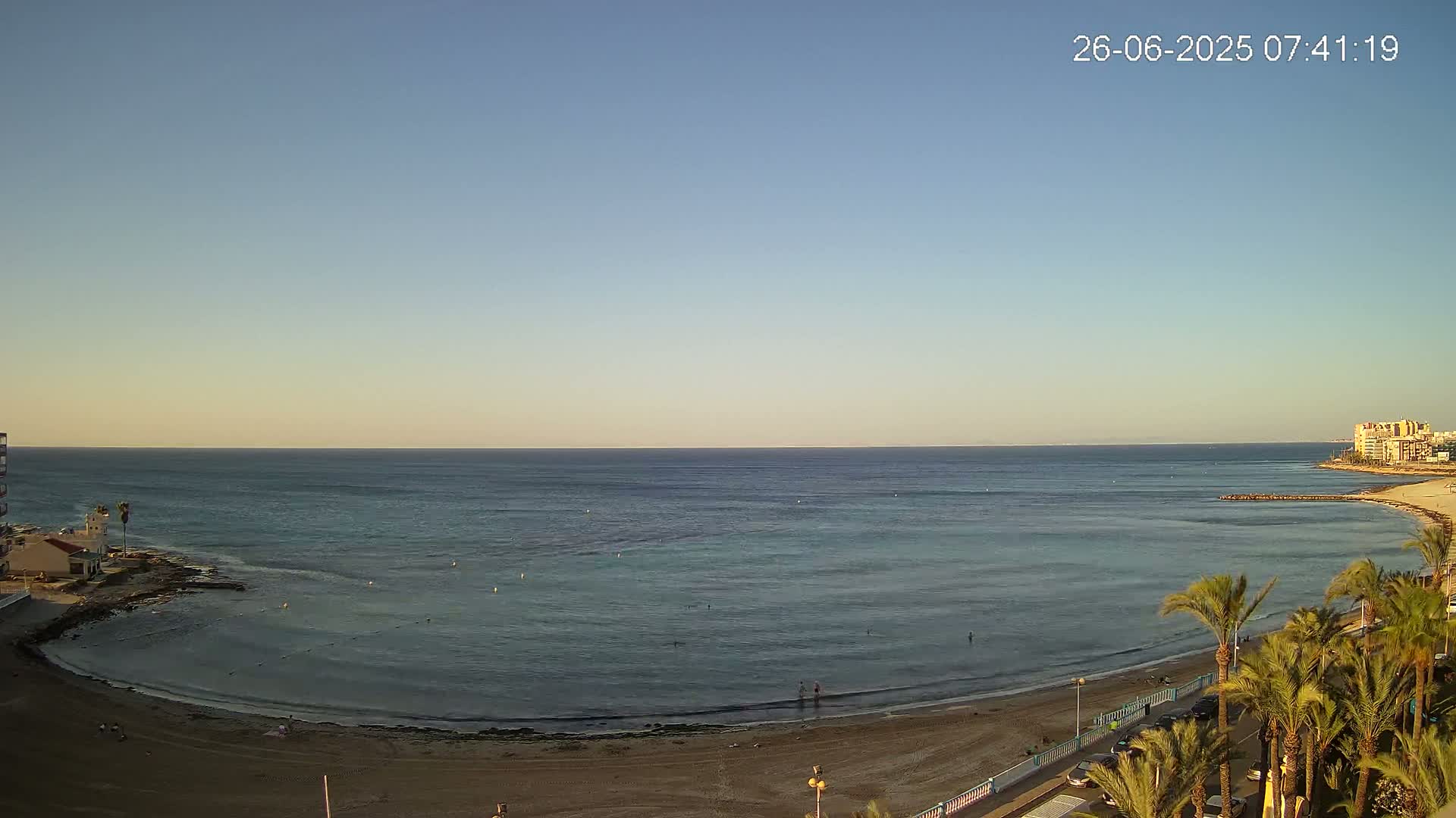 Torrevieja Los Locos Beach Live Cam - Alicante, Valencia, Spain