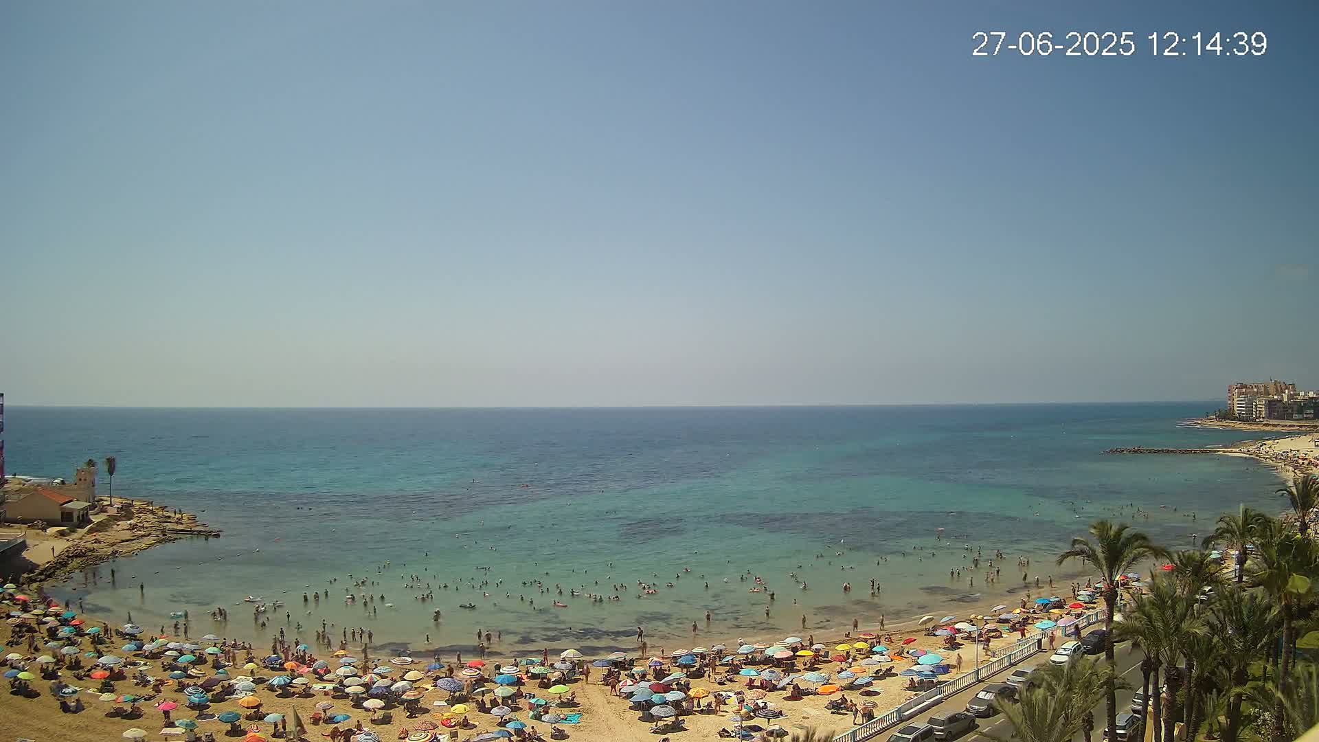 Torrevieja Los Locos Beach Live Cam - Alicante, Valencia, Spain