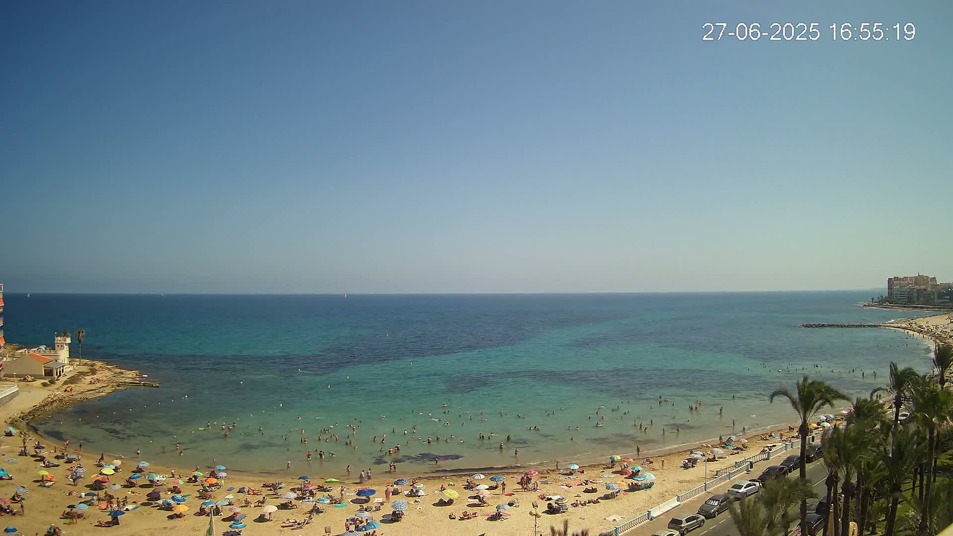 Torrevieja Los Locos Beach Live Cam - Alicante, Valencia, Spain
