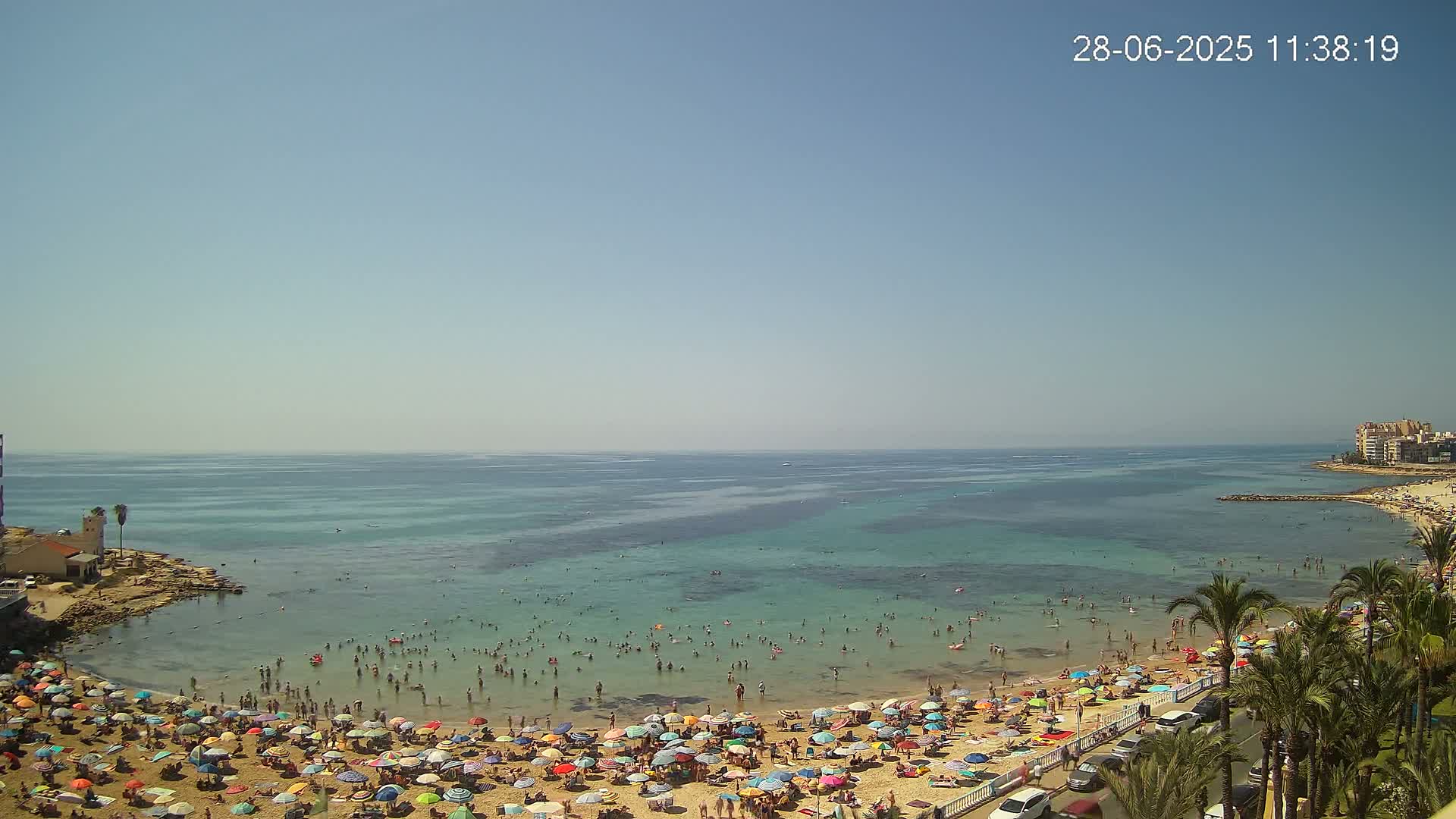 Torrevieja Los Locos Beach Live Cam - Alicante, Valencia, Spain