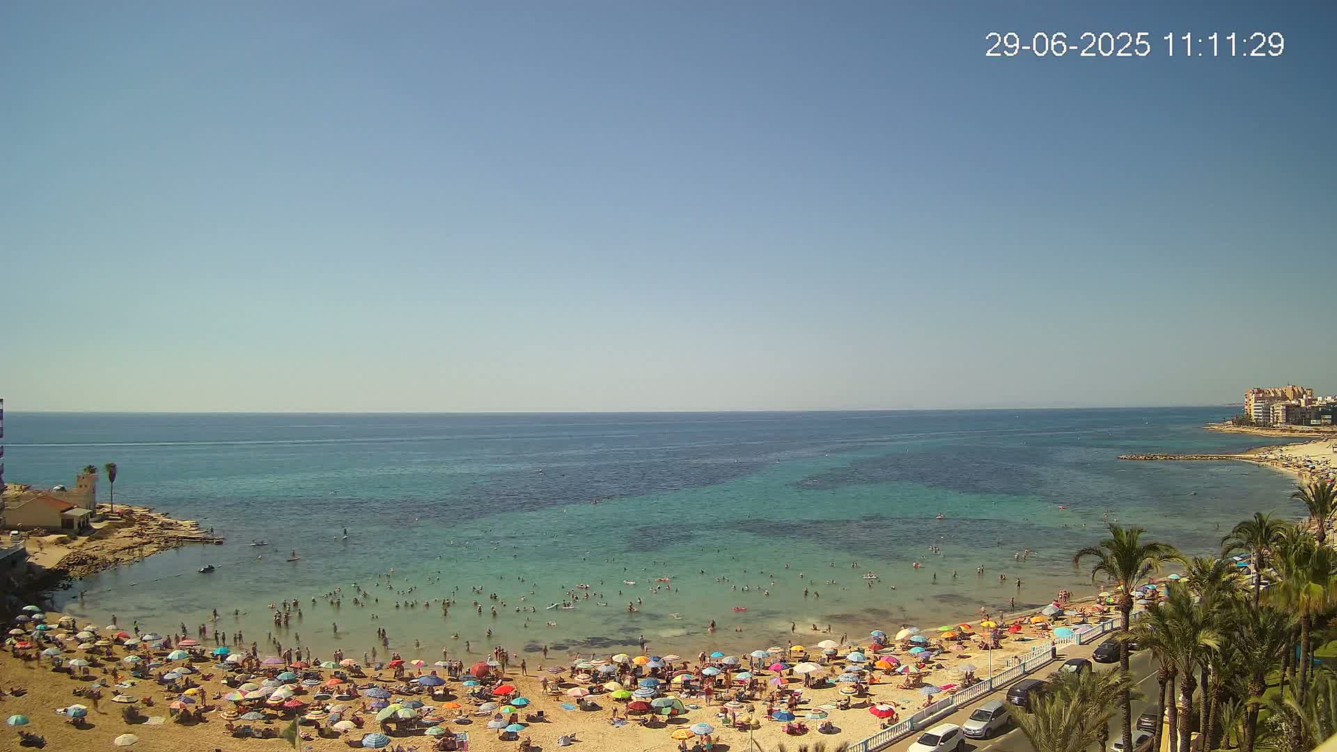 Torrevieja Los Locos Beach Live Cam - Alicante, Valencia, Spain