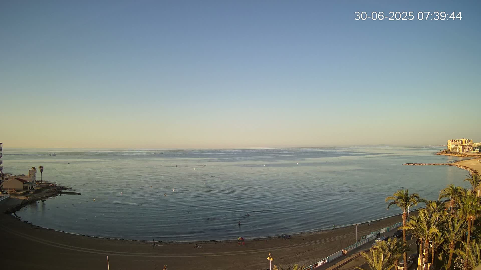 Torrevieja Los Locos Beach Live Cam - Alicante, Valencia, Spain