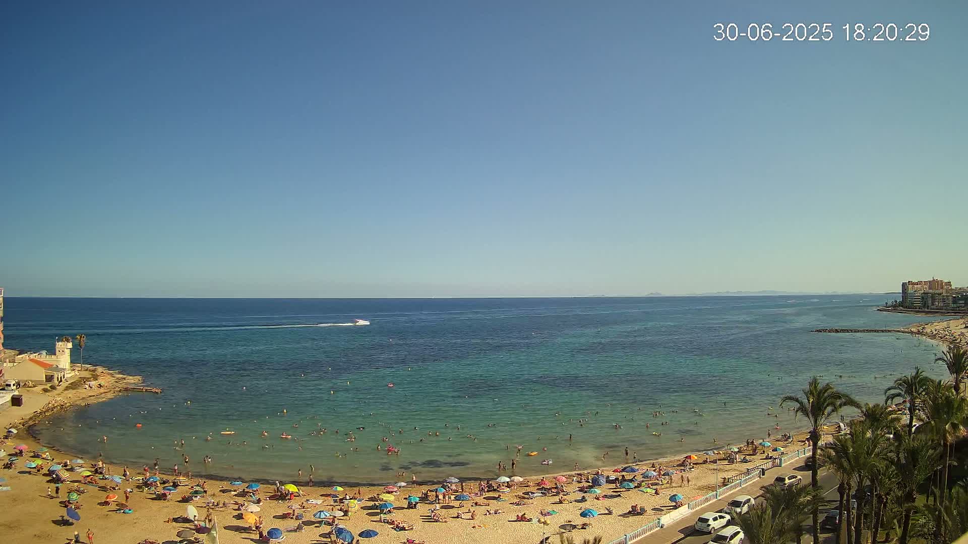 Torrevieja Los Locos Beach Live Cam - Alicante, Valencia, Spain
