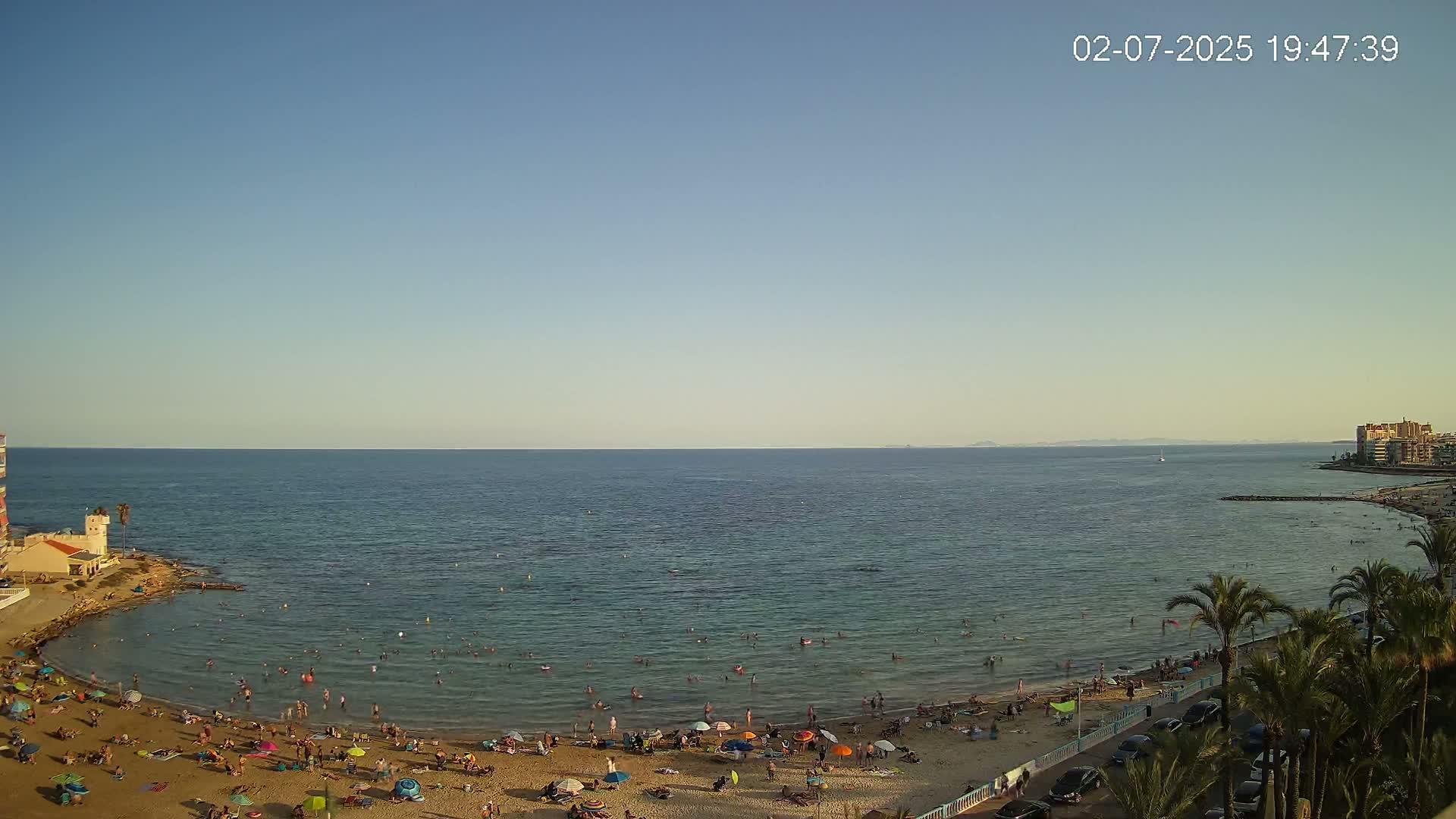 Torrevieja Los Locos Beach Live Cam - Alicante, Valencia, Spain