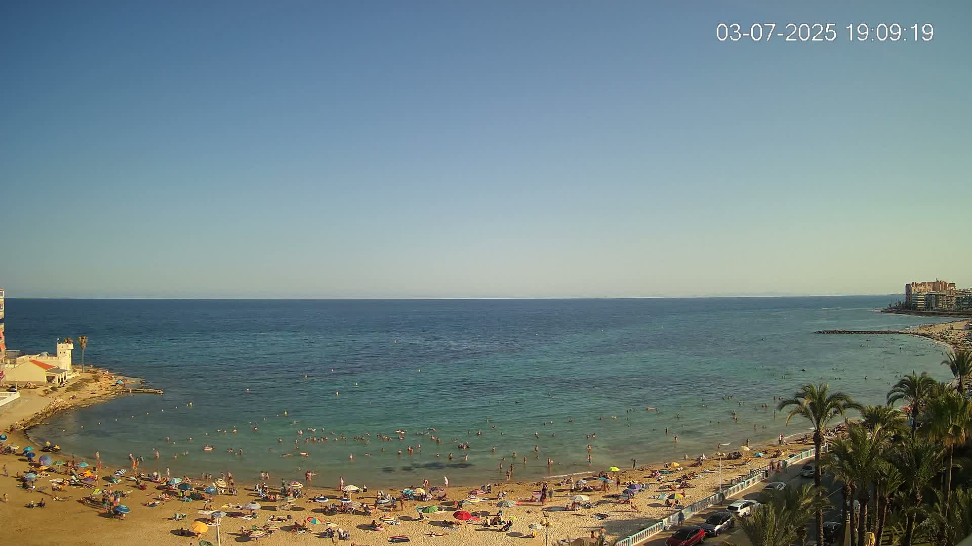 Torrevieja Los Locos Beach Live Cam - Alicante, Valencia, Spain