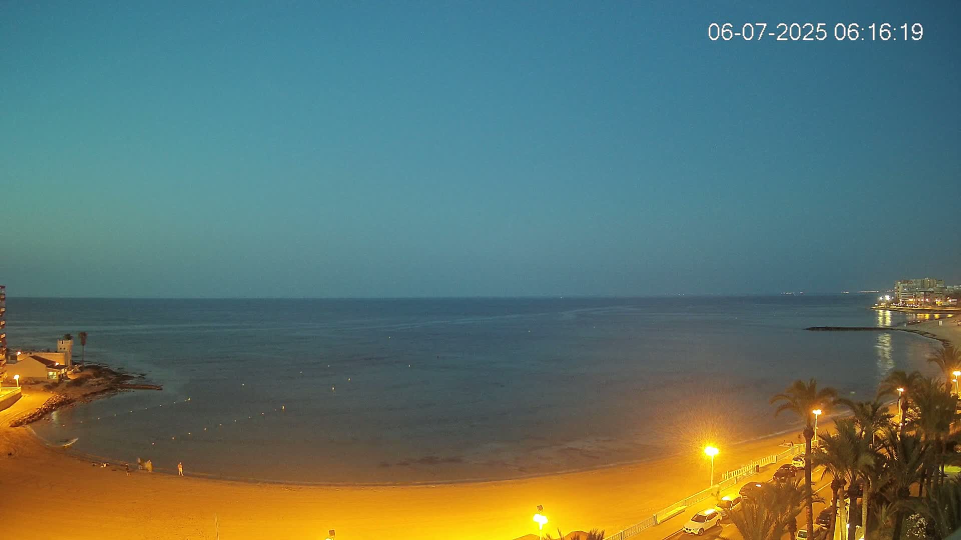Torrevieja Los Locos Beach Live Cam - Alicante, Valencia, Spain