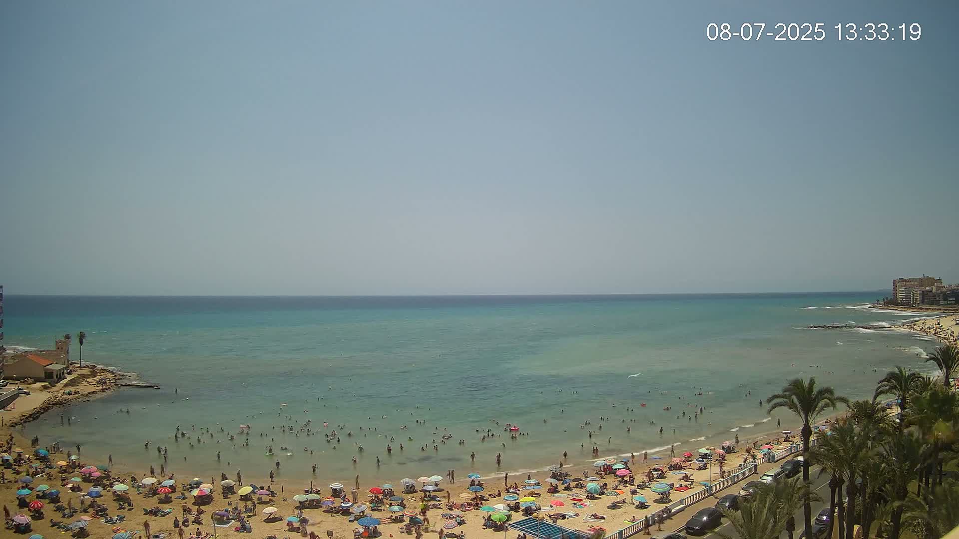 Torrevieja Los Locos Beach Live Cam - Alicante, Valencia, Spain