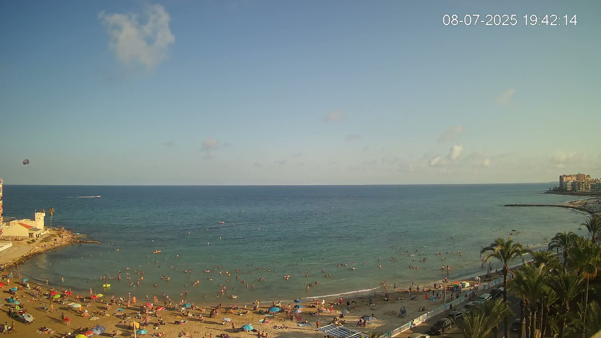 Torrevieja Los Locos Beach Live Cam - Alicante, Valencia, Spain