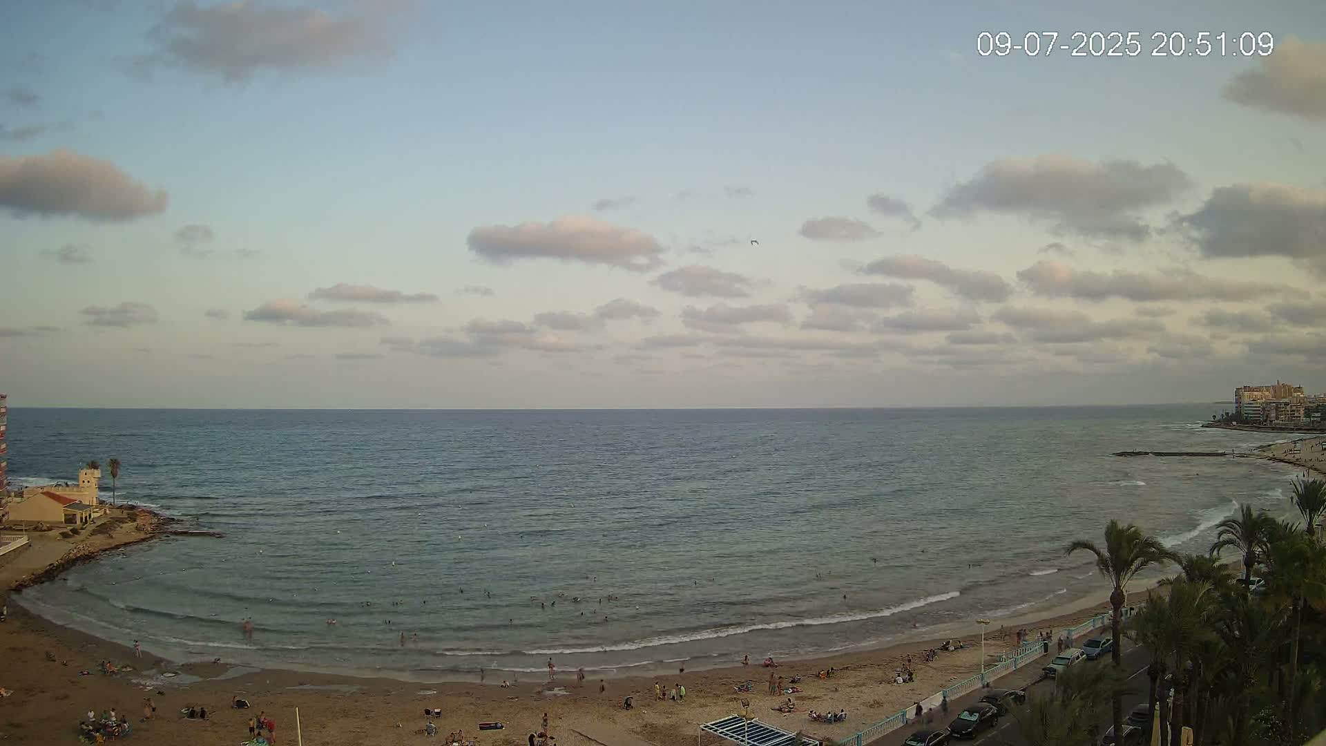 Torrevieja Los Locos Beach Live Cam - Alicante, Valencia, Spain
