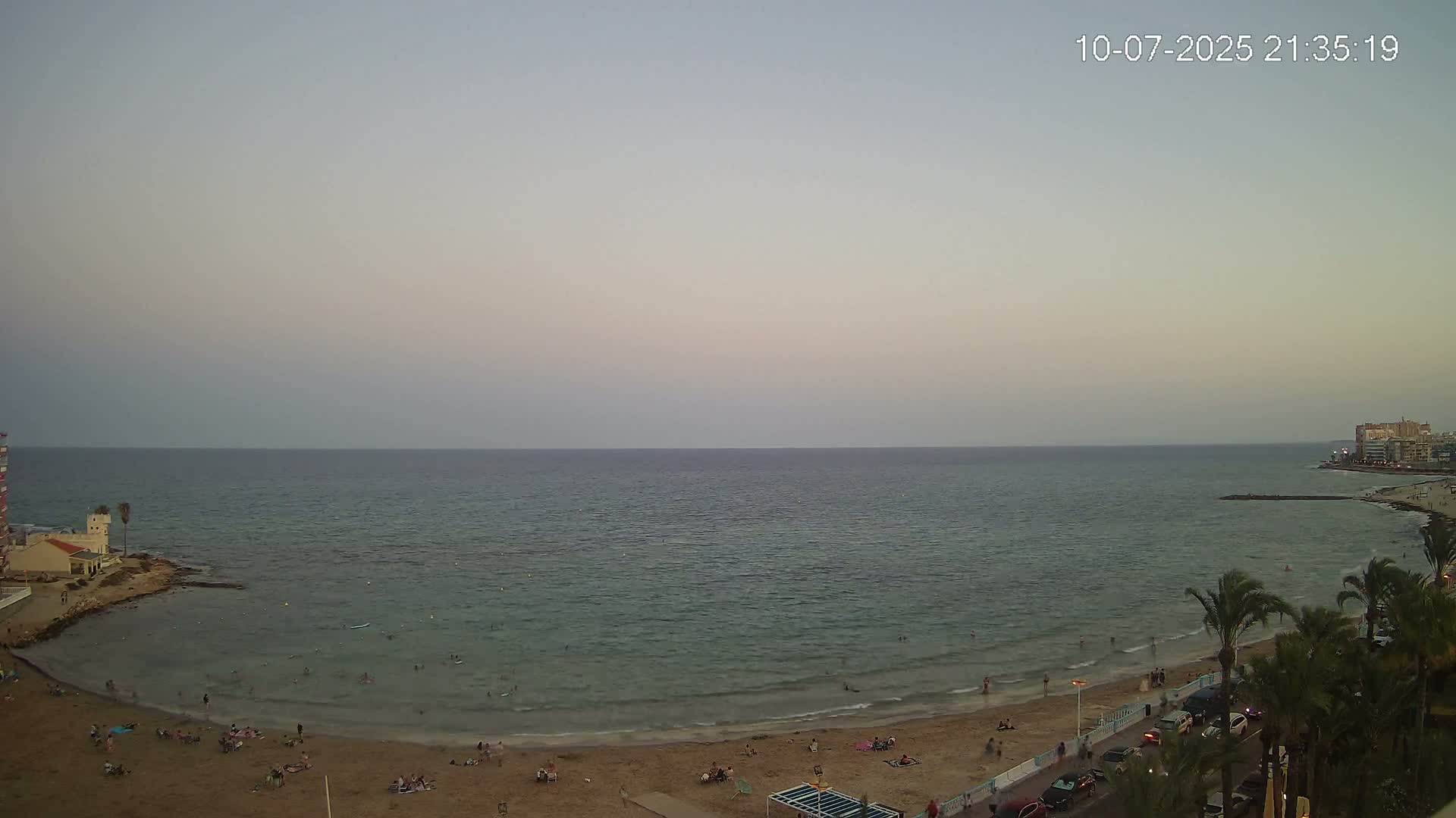 Torrevieja Los Locos Beach Live Cam - Alicante, Valencia, Spain