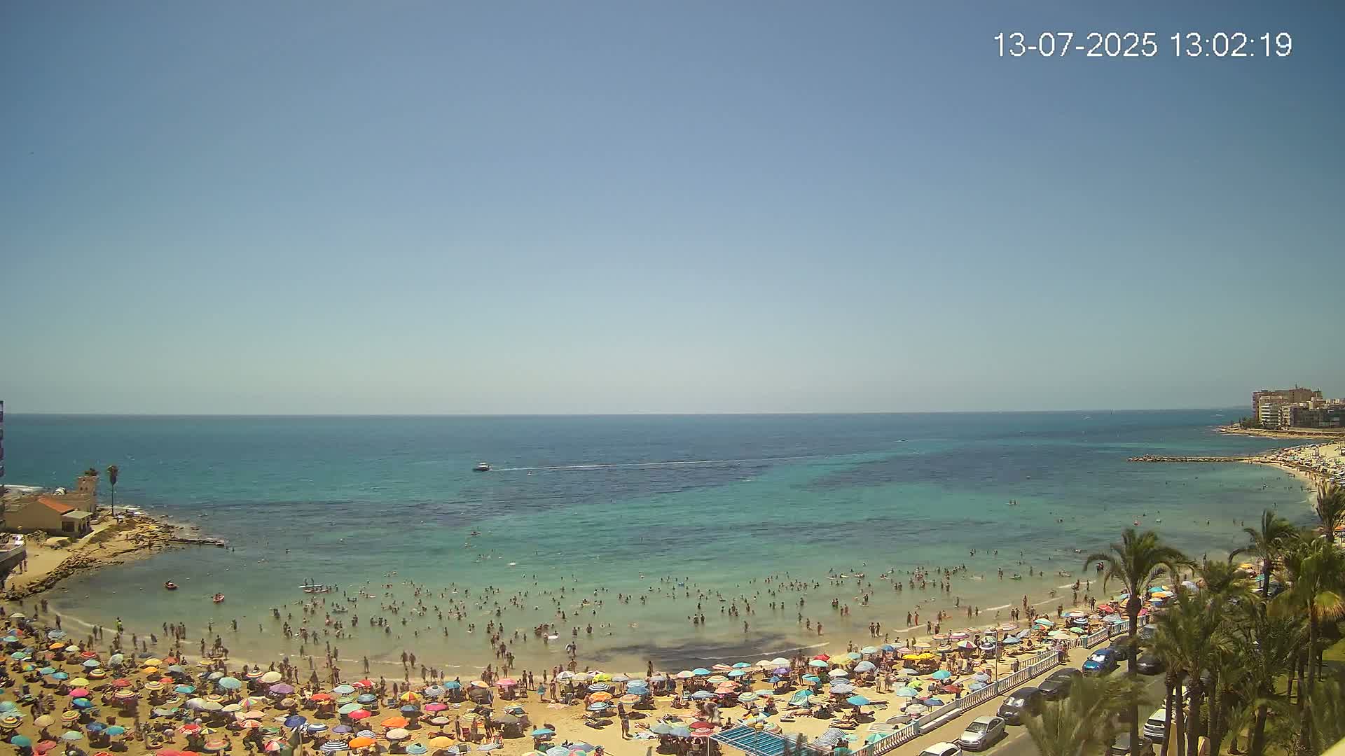 Torrevieja Los Locos Beach Live Cam - Alicante, Valencia, Spain