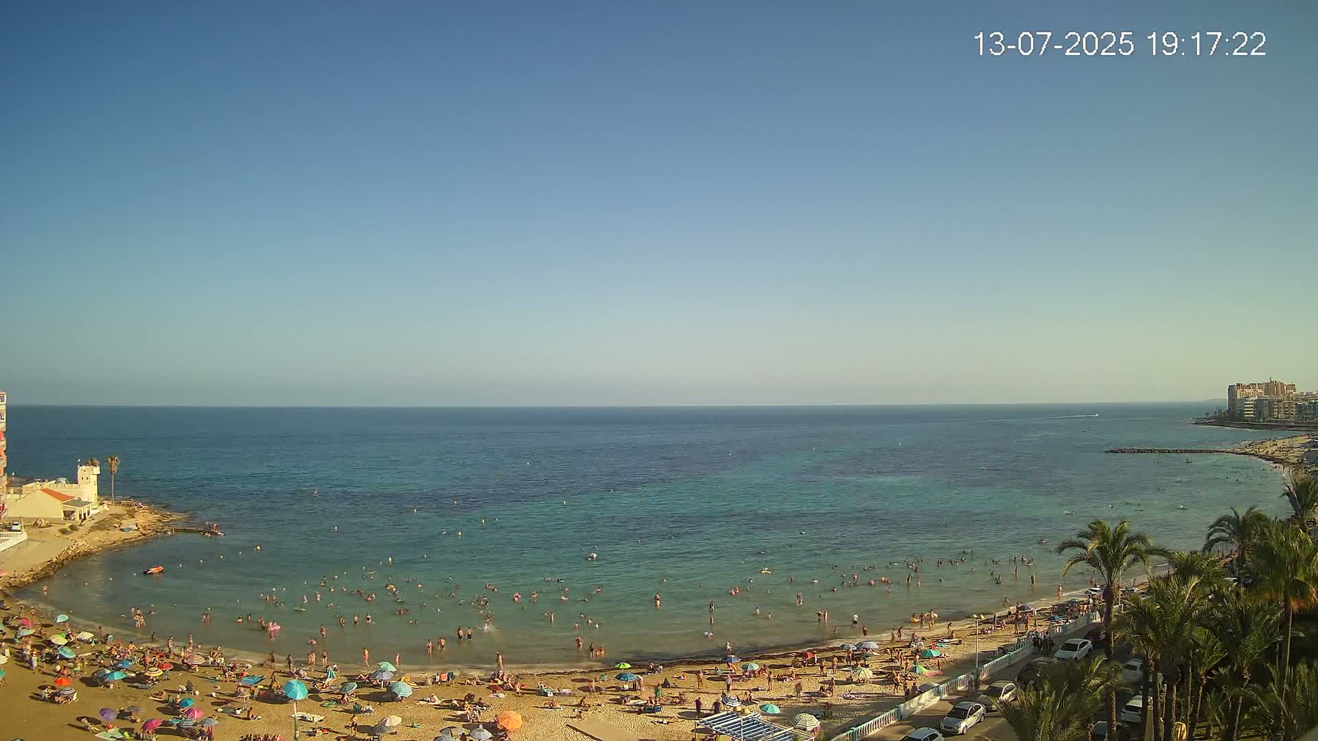 Torrevieja Los Locos Beach Live Cam - Alicante, Valencia, Spain