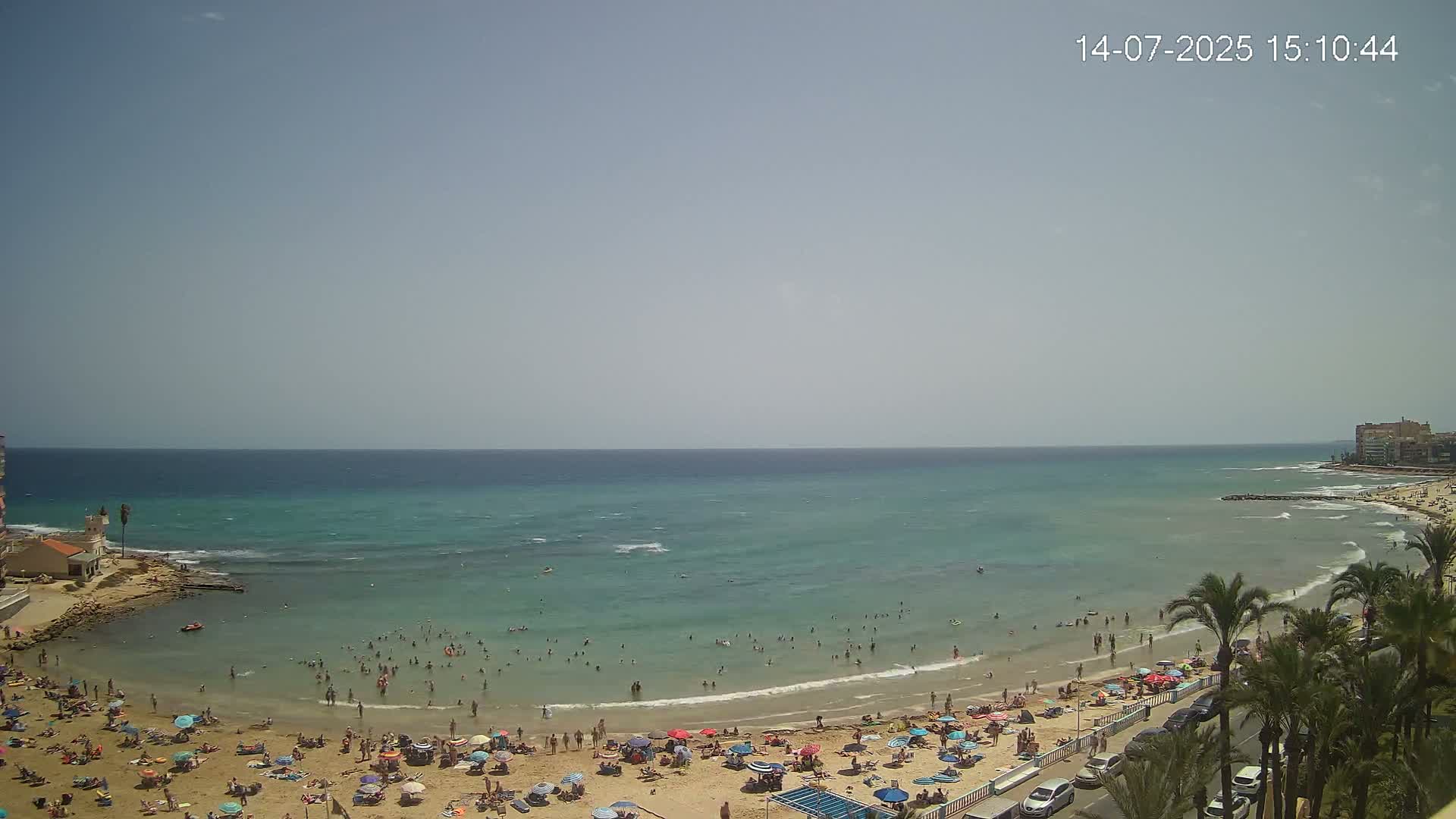 Torrevieja Los Locos Beach Live Cam - Alicante, Valencia, Spain