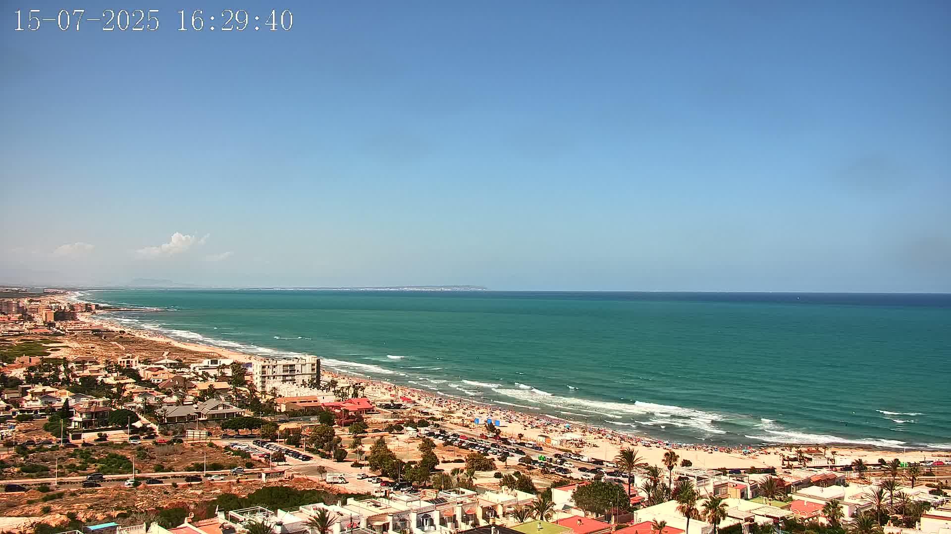 Torrevieja Los Locos Beach Live Cam - Alicante, Valencia, Spain