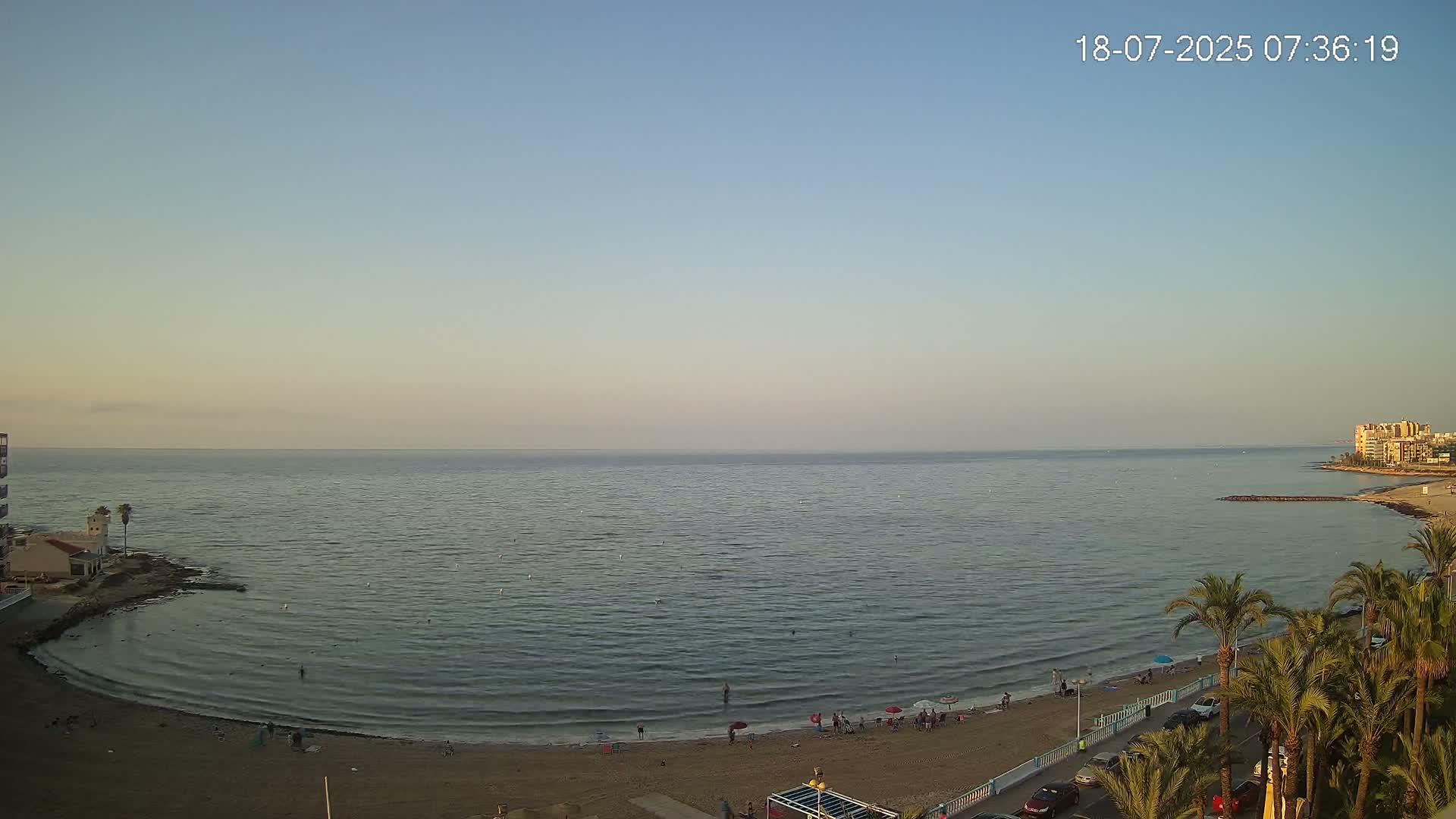 Torrevieja Los Locos Beach Live Cam - Alicante, Valencia, Spain