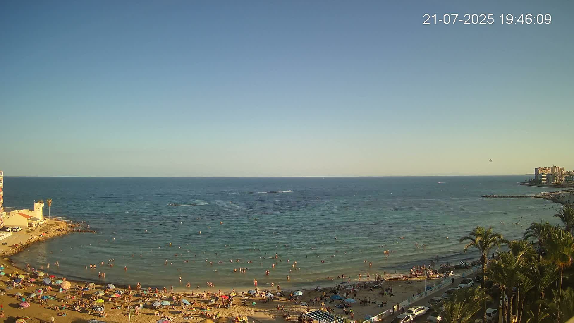 Torrevieja Los Locos Beach Live Cam - Alicante, Valencia, Spain