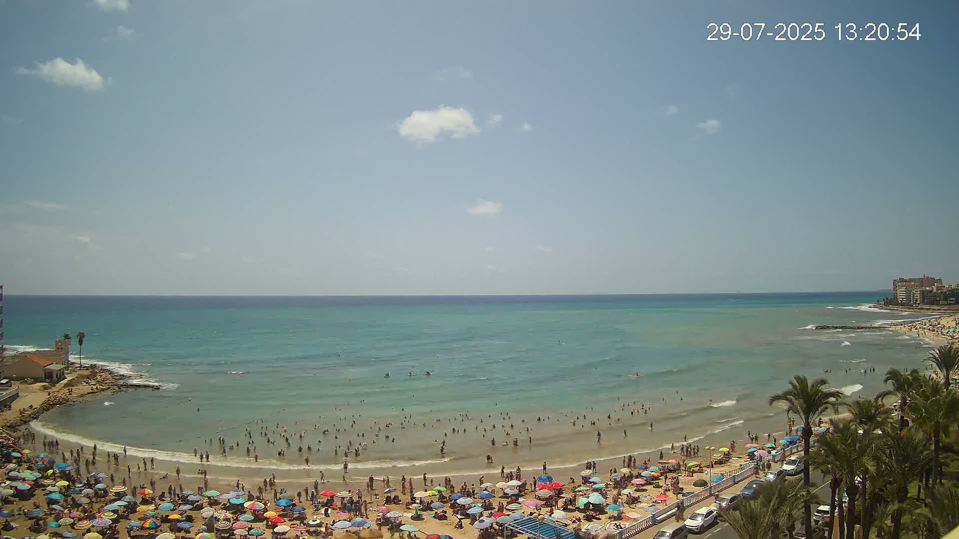 Torrevieja Los Locos Beach Live Cam - Alicante, Valencia, Spain