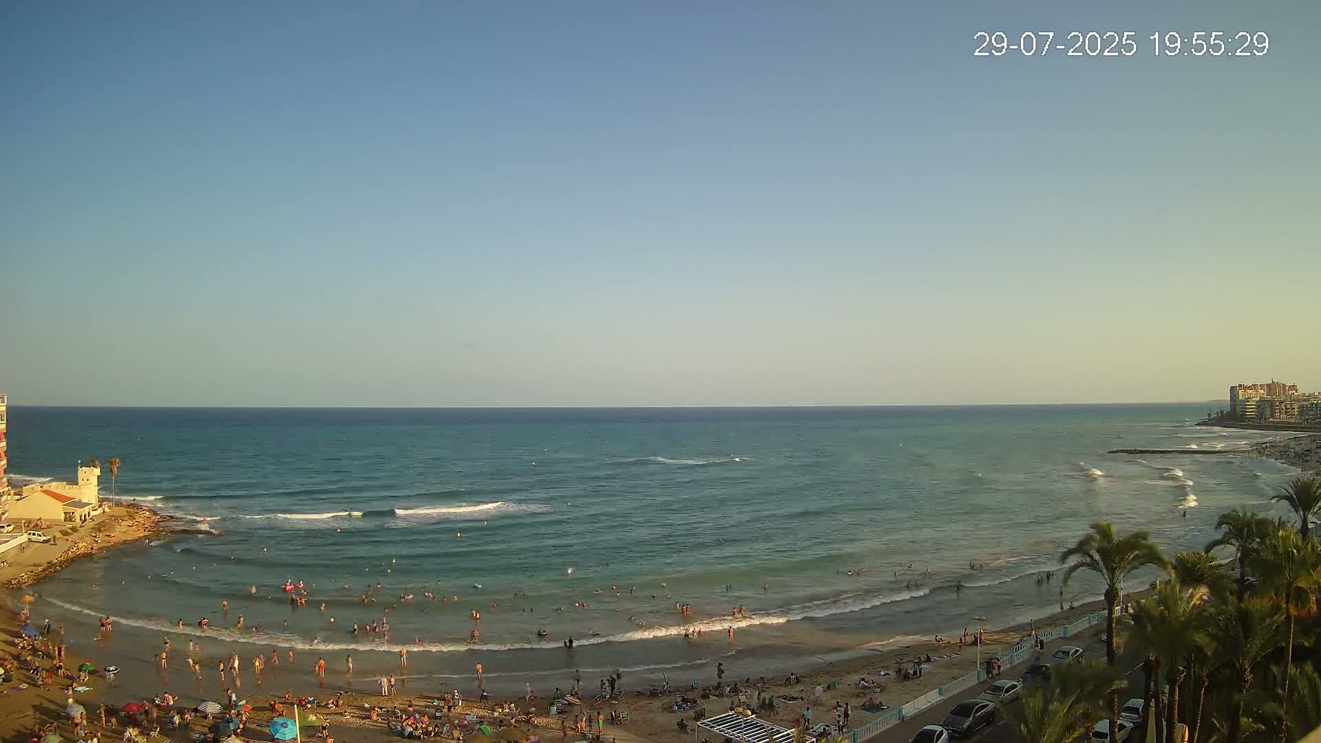 Torrevieja Los Locos Beach Live Cam - Alicante, Valencia, Spain