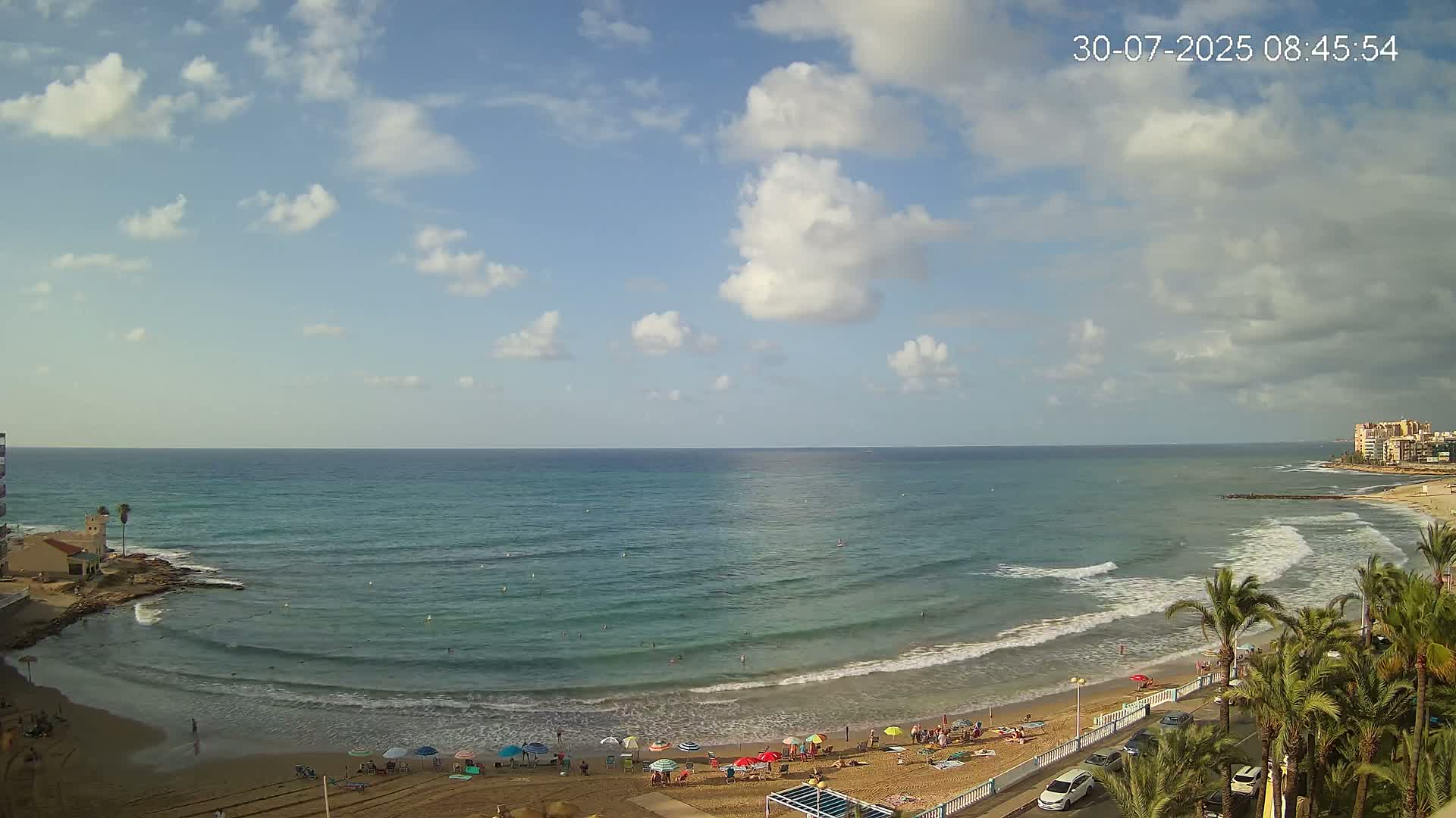 Torrevieja Los Locos Beach Live Cam - Alicante, Valencia, Spain