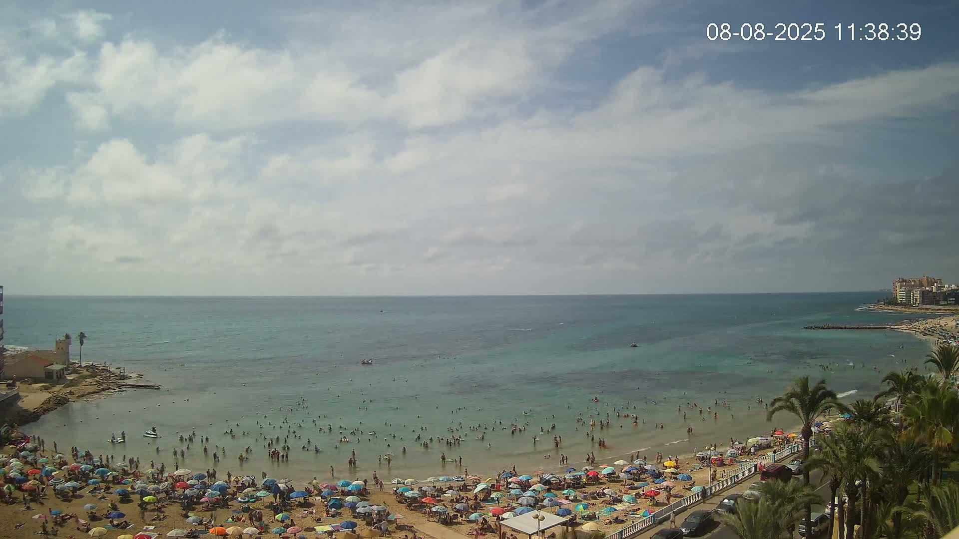 Torrevieja Los Locos Beach Live Cam - Alicante, Valencia, Spain