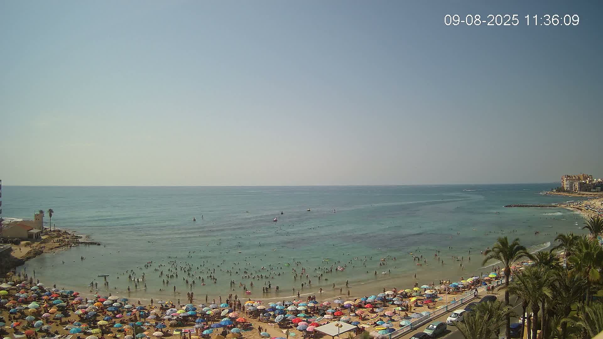 Torrevieja Los Locos Beach Live Cam - Alicante, Valencia, Spain