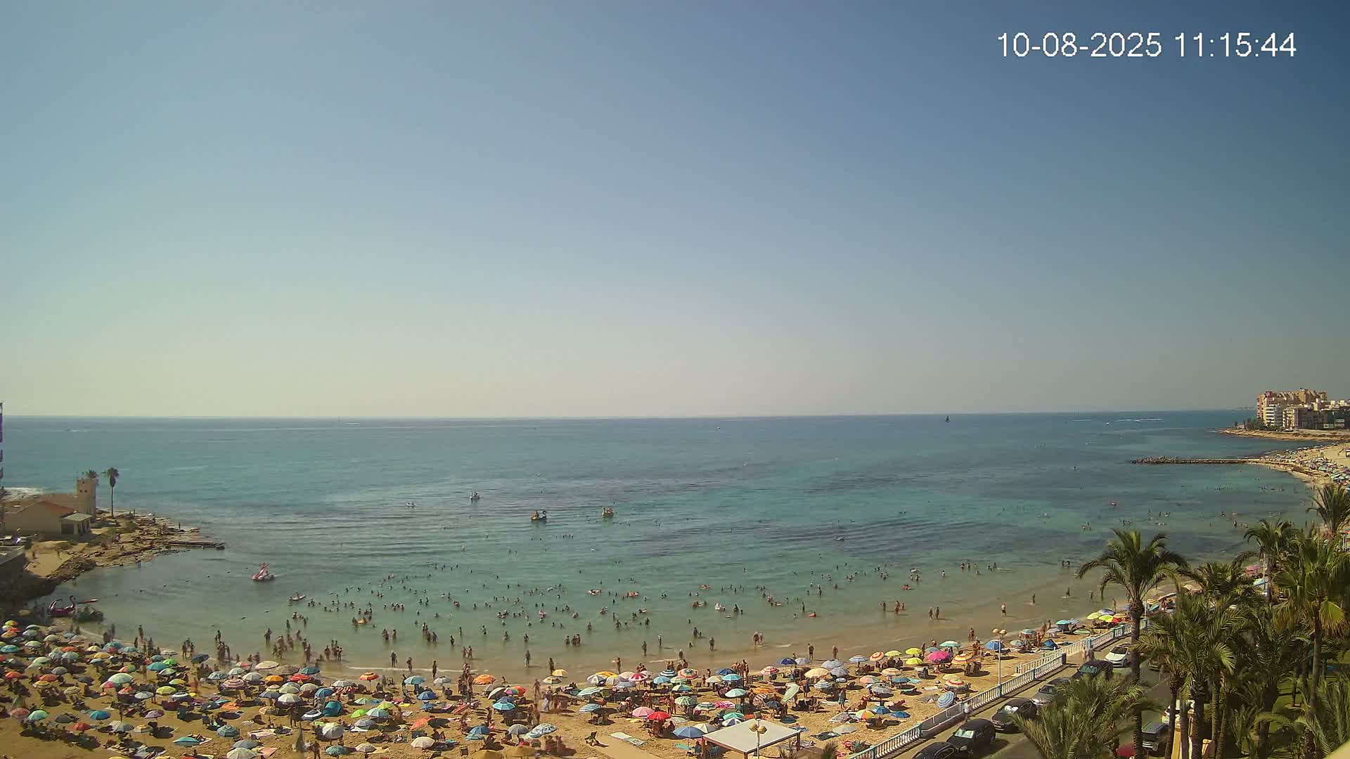Torrevieja Los Locos Beach Live Cam - Alicante, Valencia, Spain