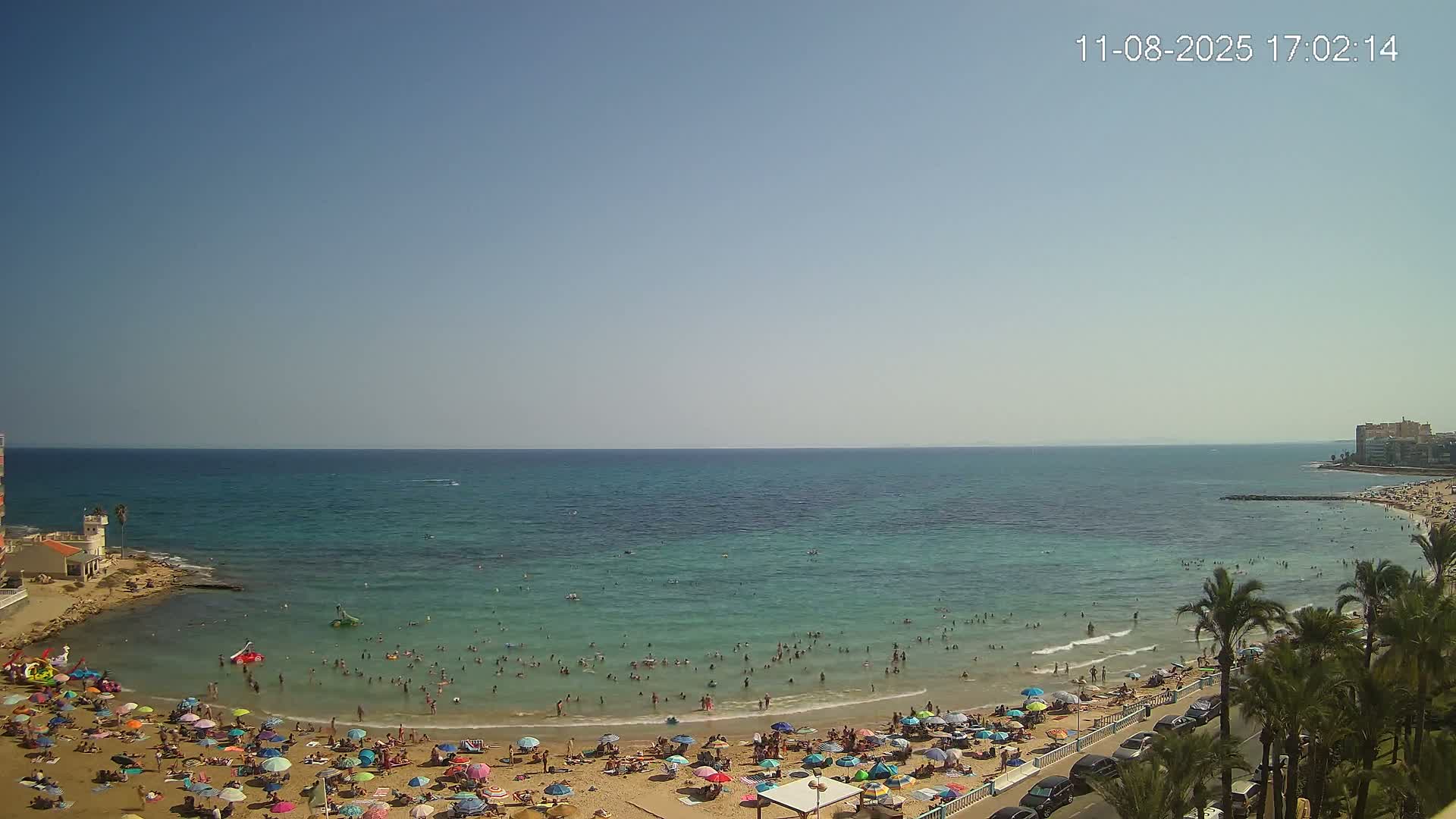 Torrevieja Los Locos Beach Live Cam - Alicante, Valencia, Spain