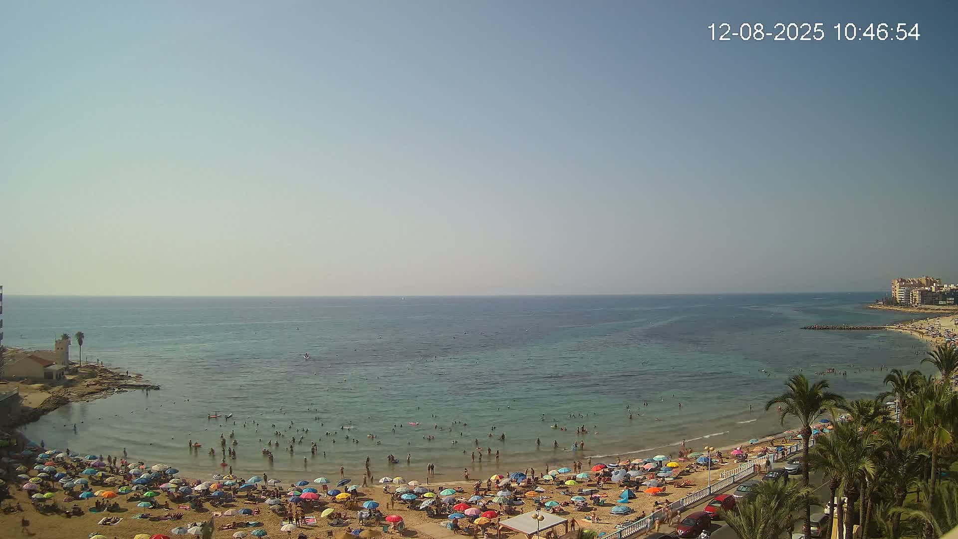 Torrevieja Los Locos Beach Live Cam - Alicante, Valencia, Spain