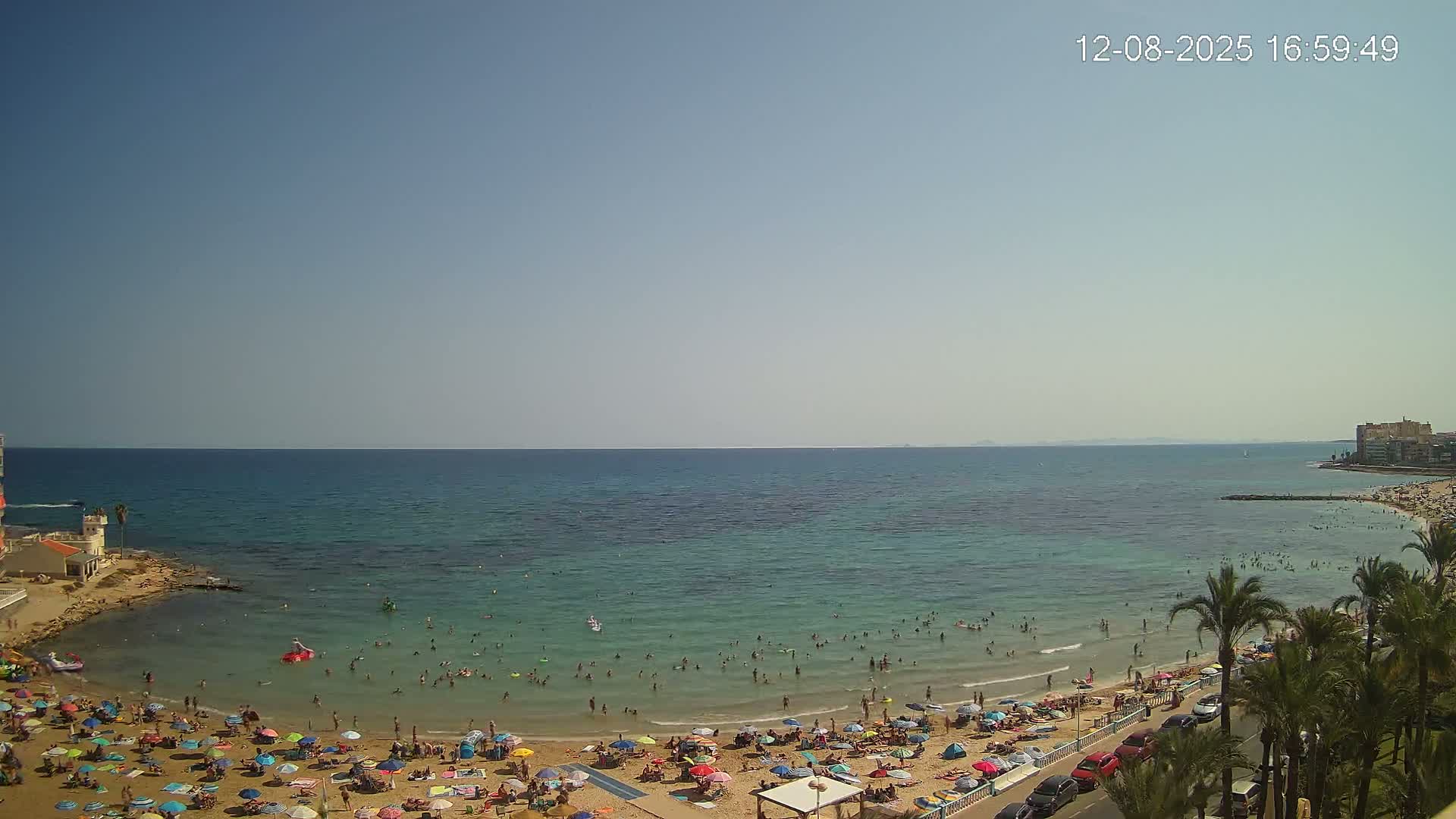Torrevieja Los Locos Beach Live Cam - Alicante, Valencia, Spain