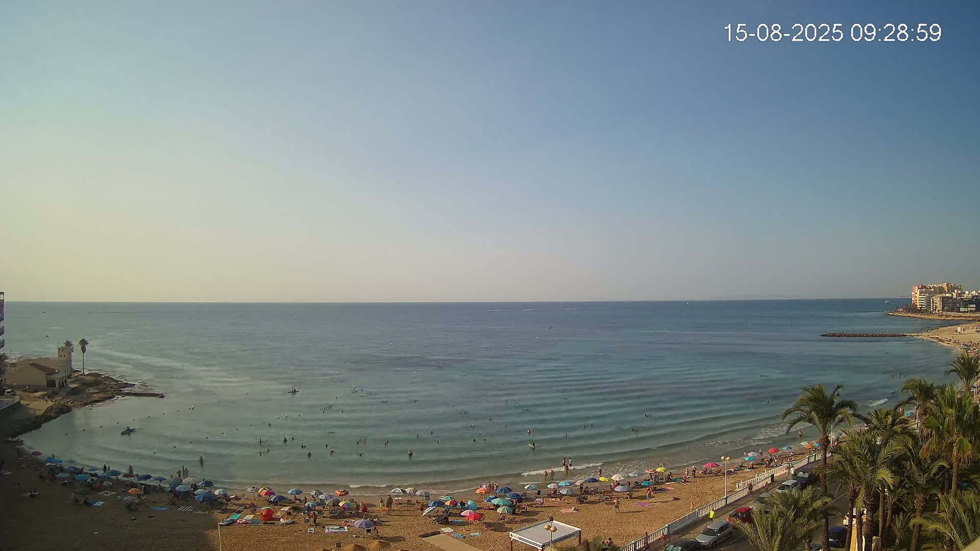 Torrevieja Los Locos Beach Live Cam - Alicante, Valencia, Spain