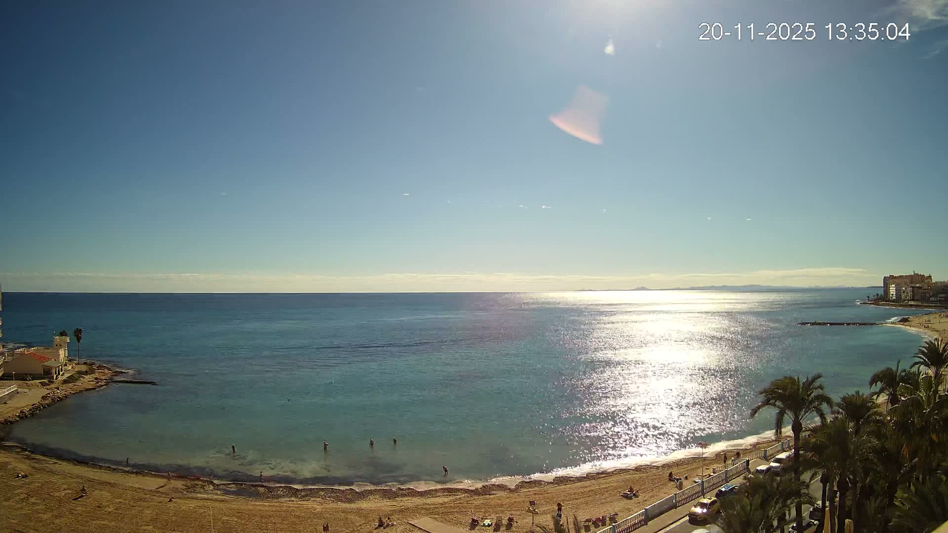 Torrevieja Los Locos Beach Live Cam - Alicante, Valencia, Spain