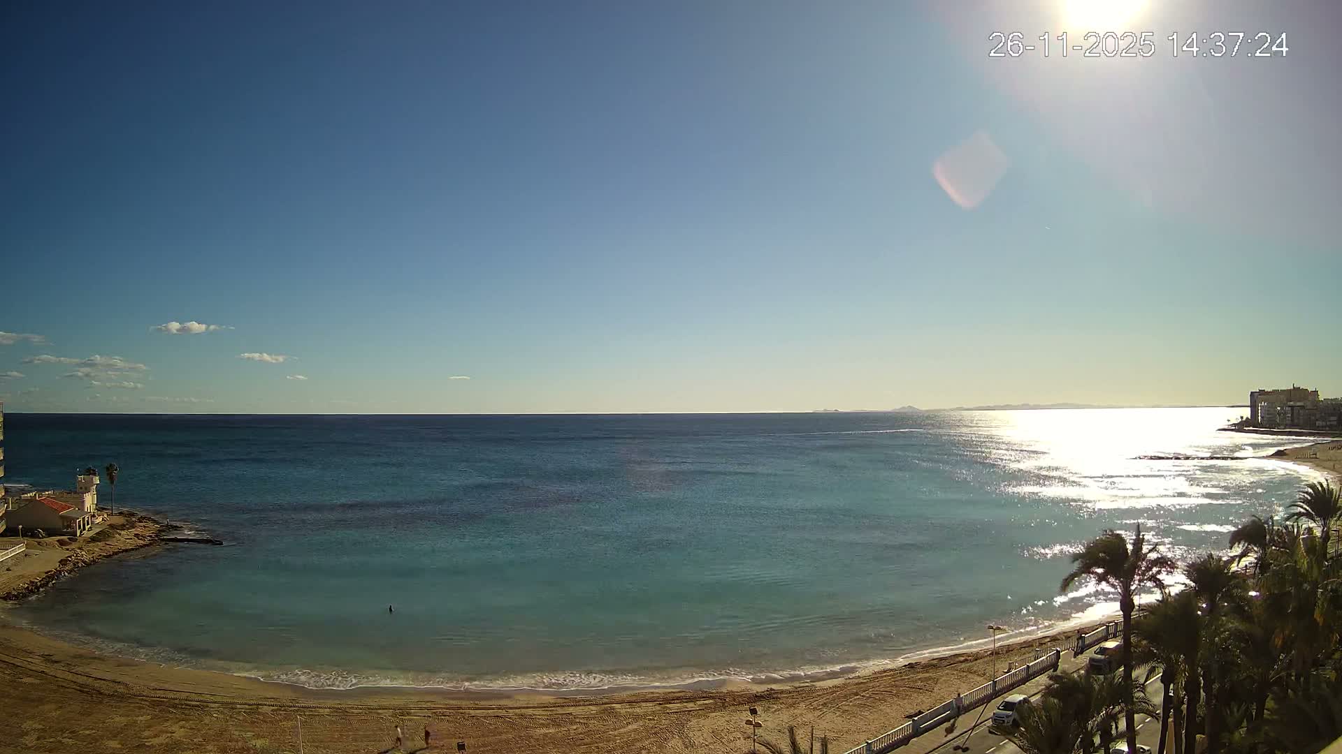 Torrevieja Los Locos Beach Live Cam - Alicante, Valencia, Spain