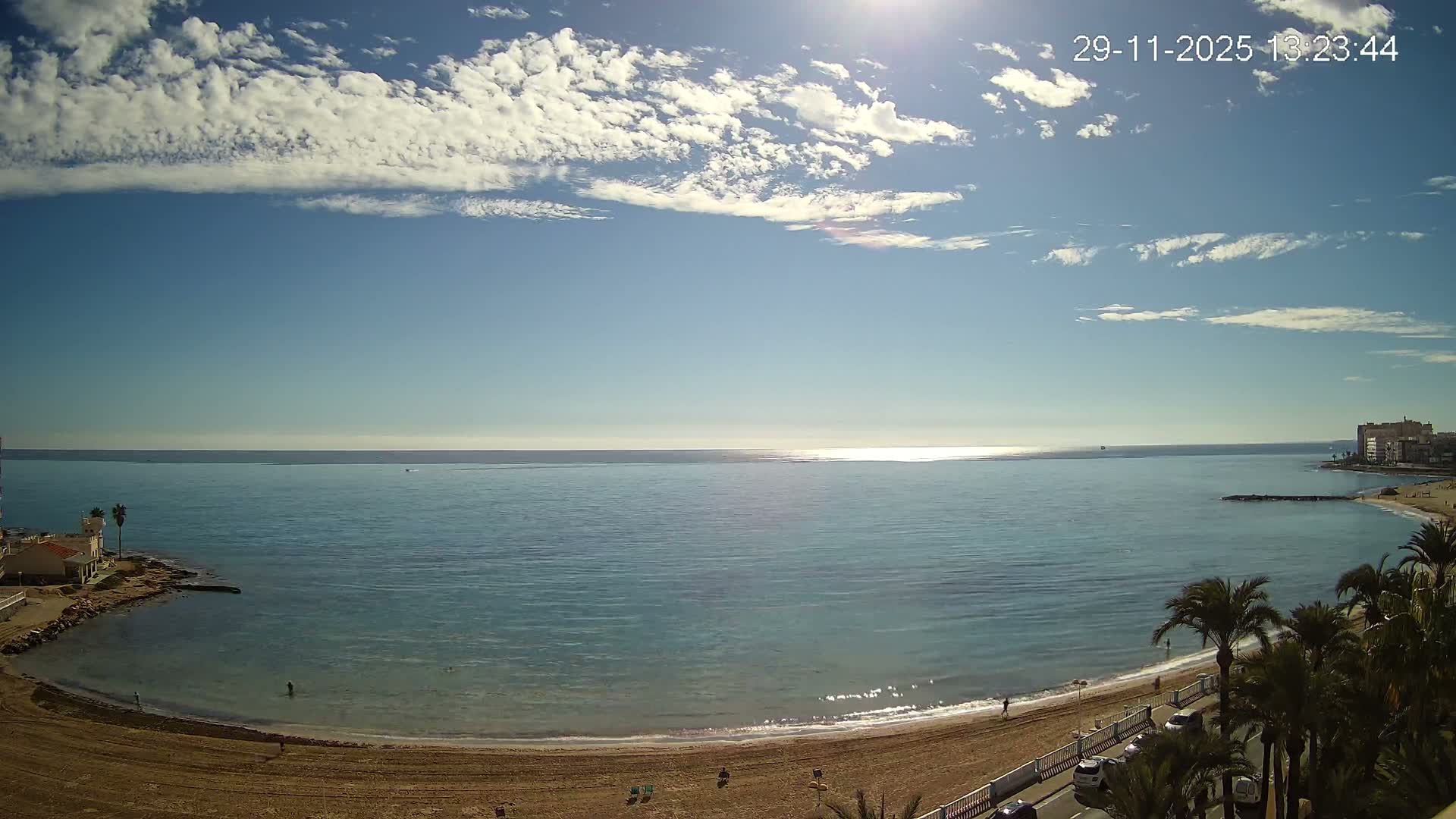 Torrevieja Los Locos Beach Live Cam - Alicante, Valencia, Spain
