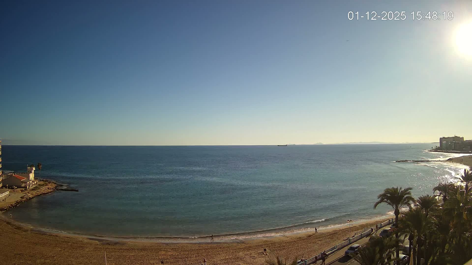 Torrevieja Los Locos Beach Live Cam - Alicante, Valencia, Spain