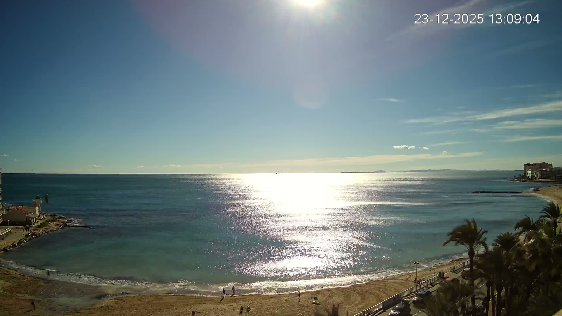 Torrevieja Los Locos Beach Live Cam - Alicante, Valencia, Spain