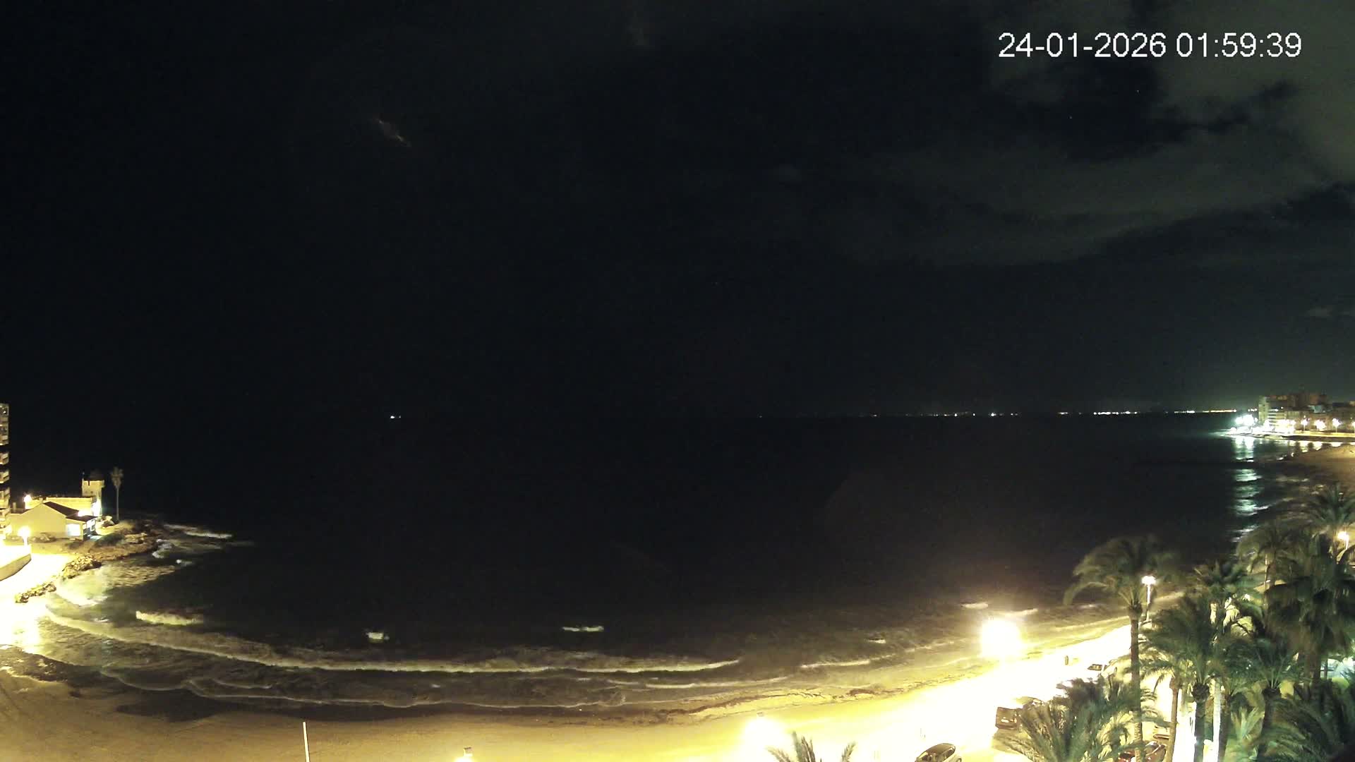 Torrevieja Los Locos Beach Live Cam - Alicante, Valencia, Spain