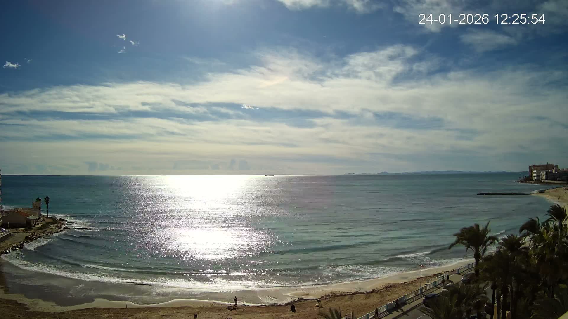 Torrevieja Los Locos Beach Live Cam - Alicante, Valencia, Spain