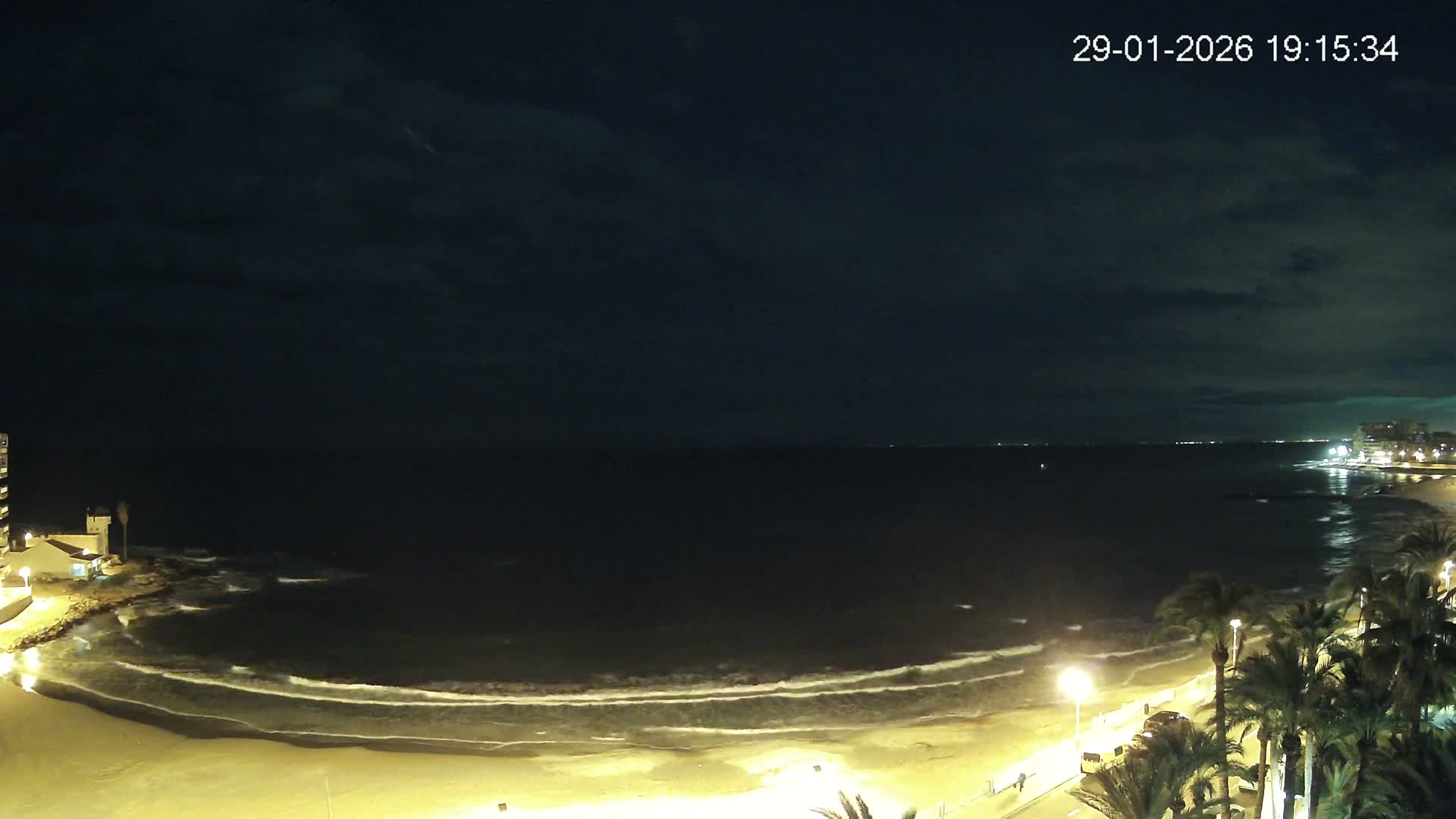 Torrevieja Los Locos Beach Live Cam - Alicante, Valencia, Spain