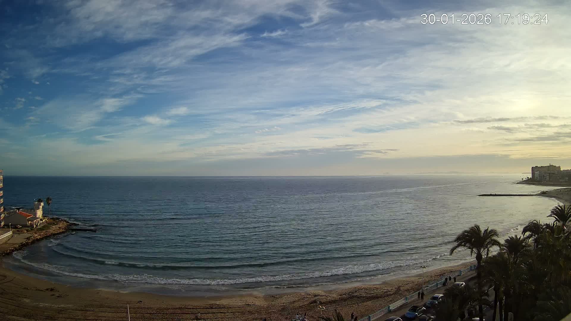 Torrevieja Los Locos Beach Live Cam - Alicante, Valencia, Spain