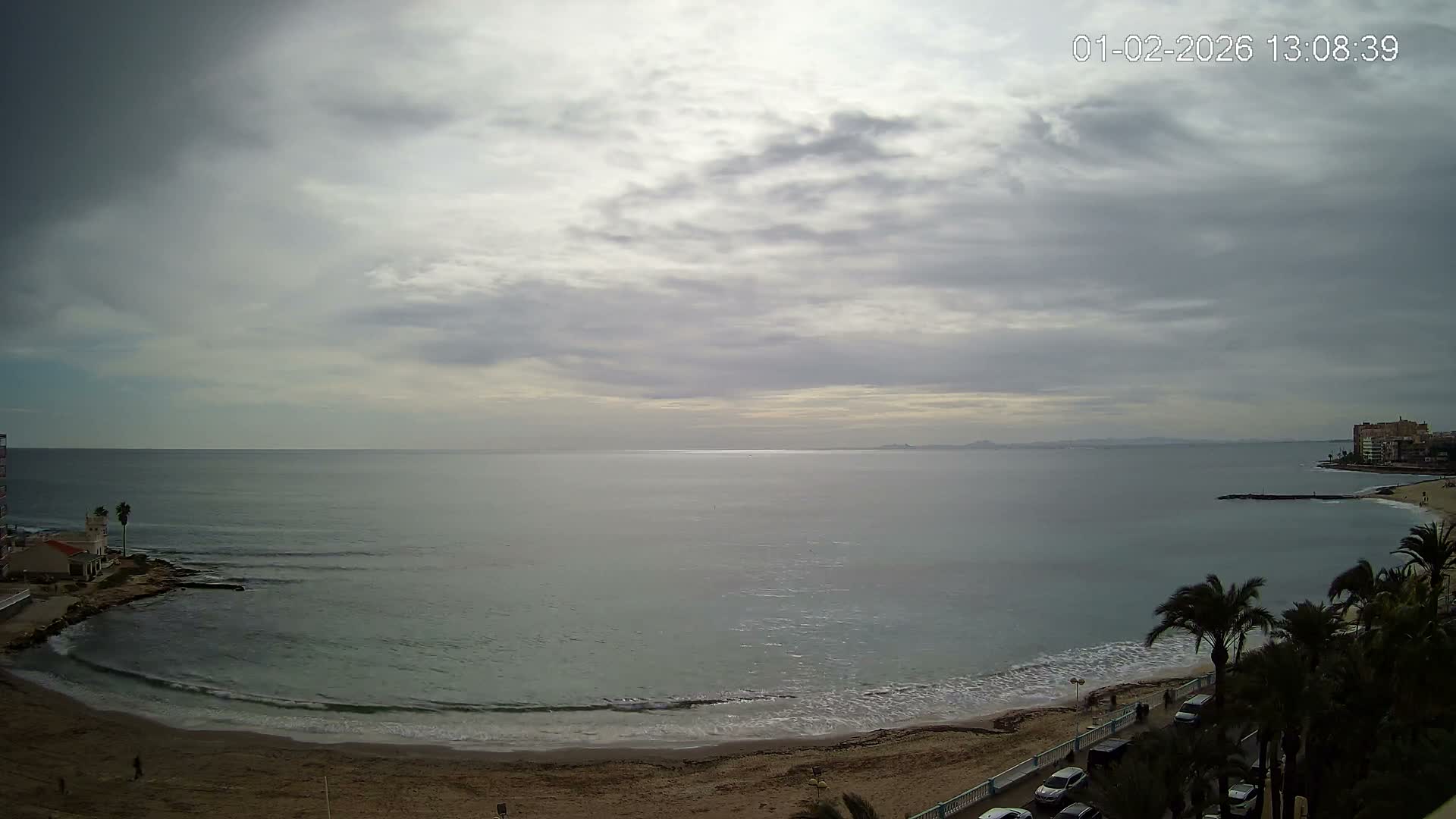 Torrevieja Los Locos Beach Live Cam - Alicante, Valencia, Spain