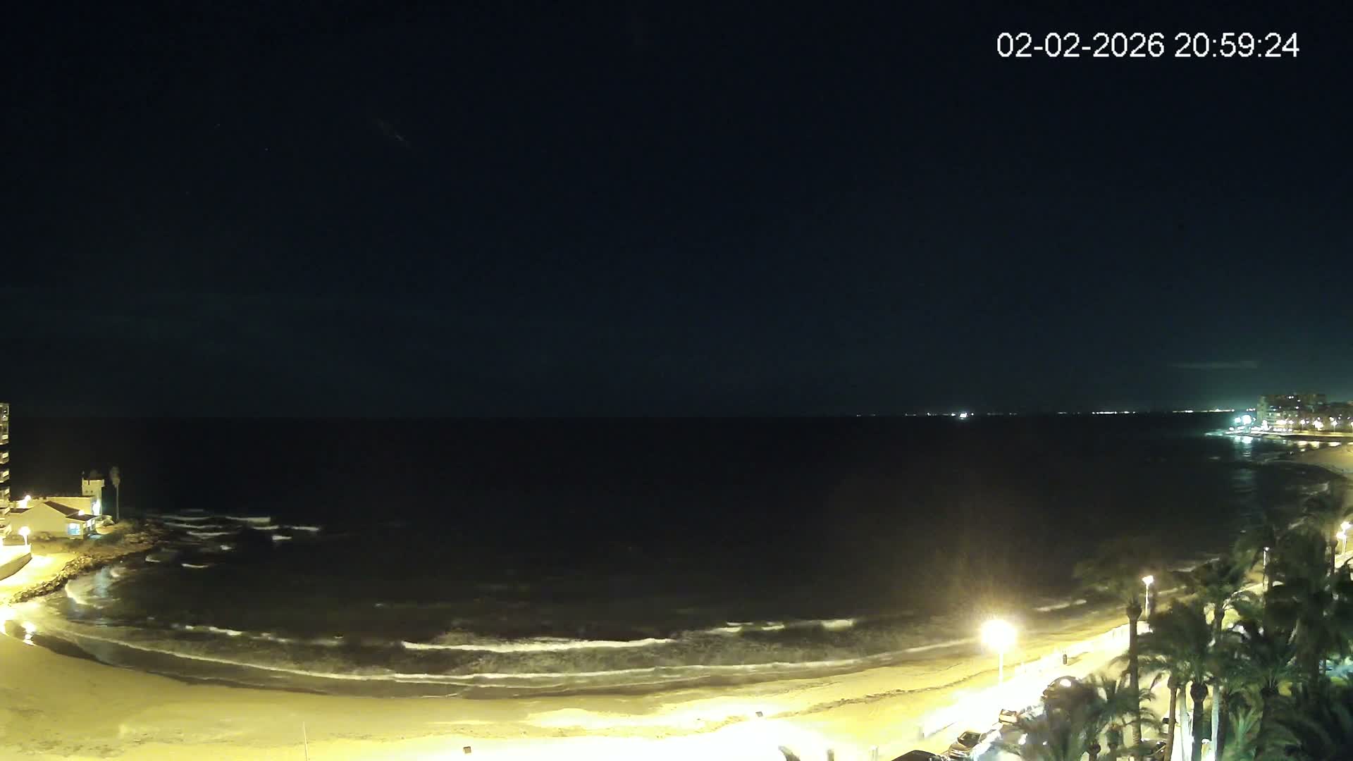 Torrevieja Los Locos Beach Live Cam - Alicante, Valencia, Spain