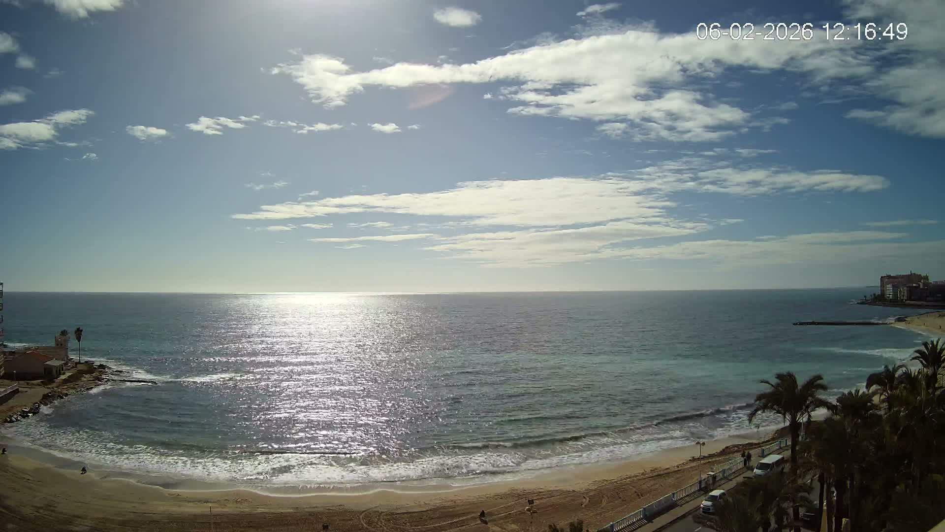 Torrevieja Los Locos Beach Live Cam - Alicante, Valencia, Spain