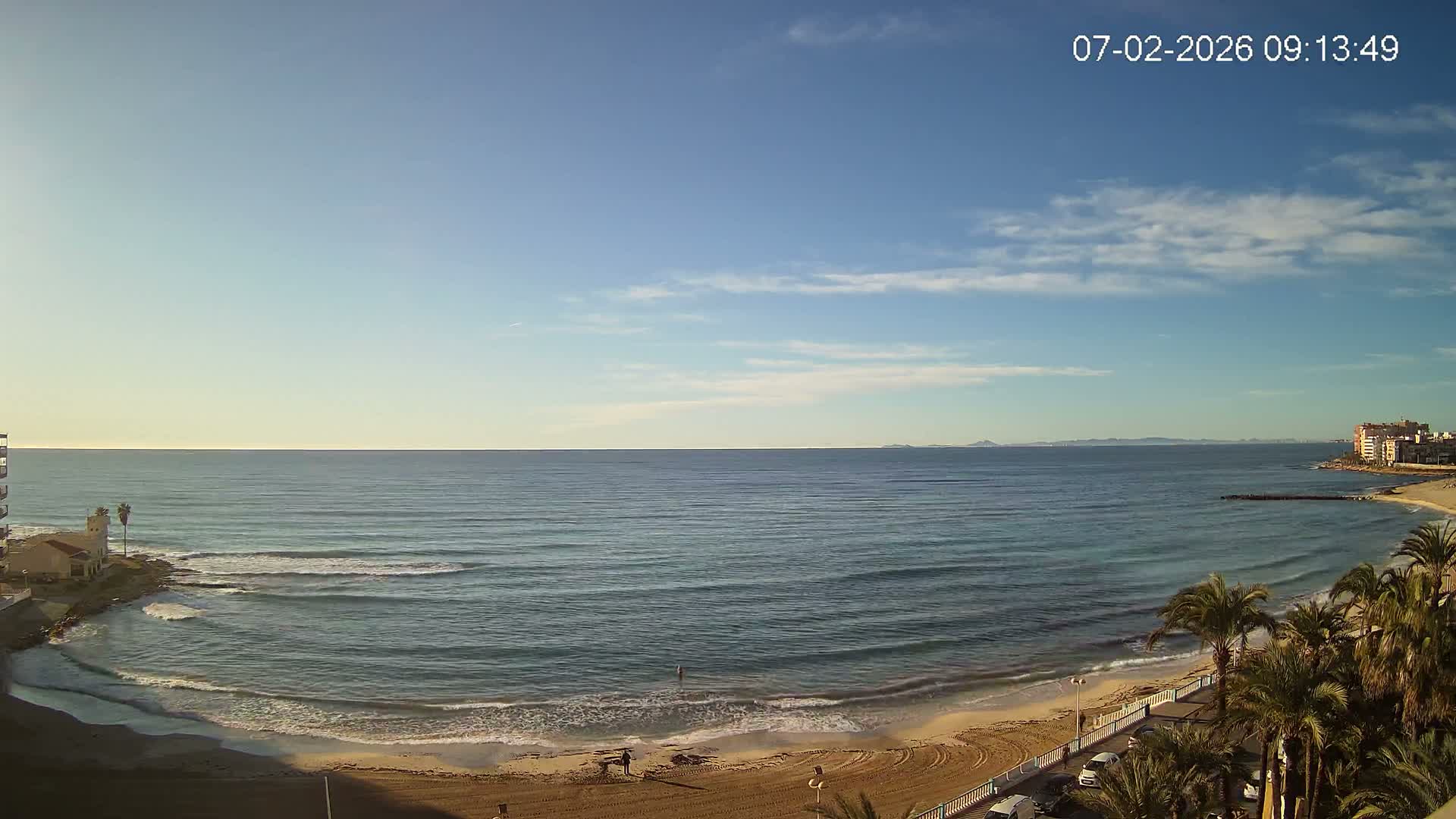 Torrevieja Los Locos Beach Live Cam - Alicante, Valencia, Spain